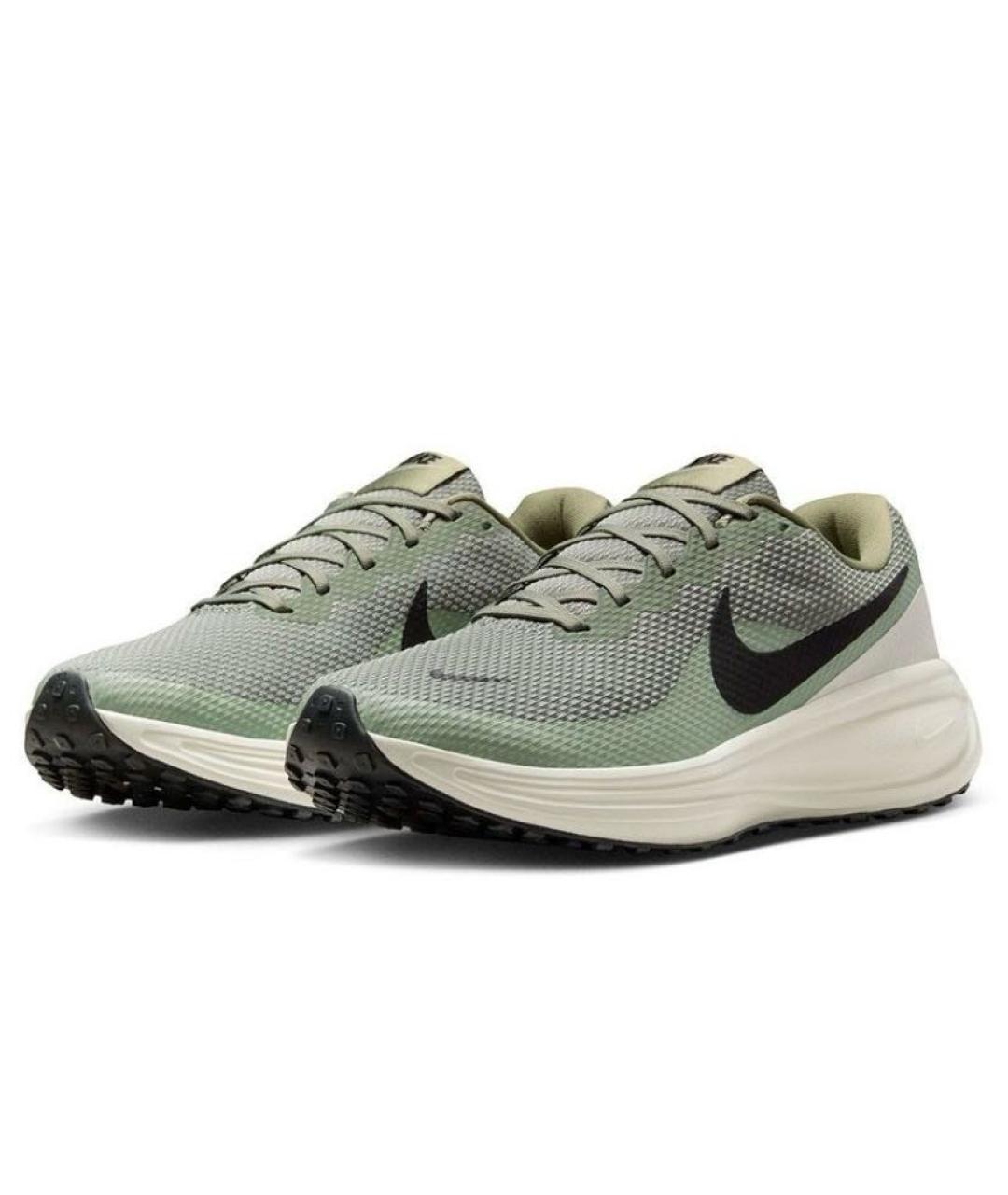 NIKE Зеленые текстильные кроссовки, фото 2