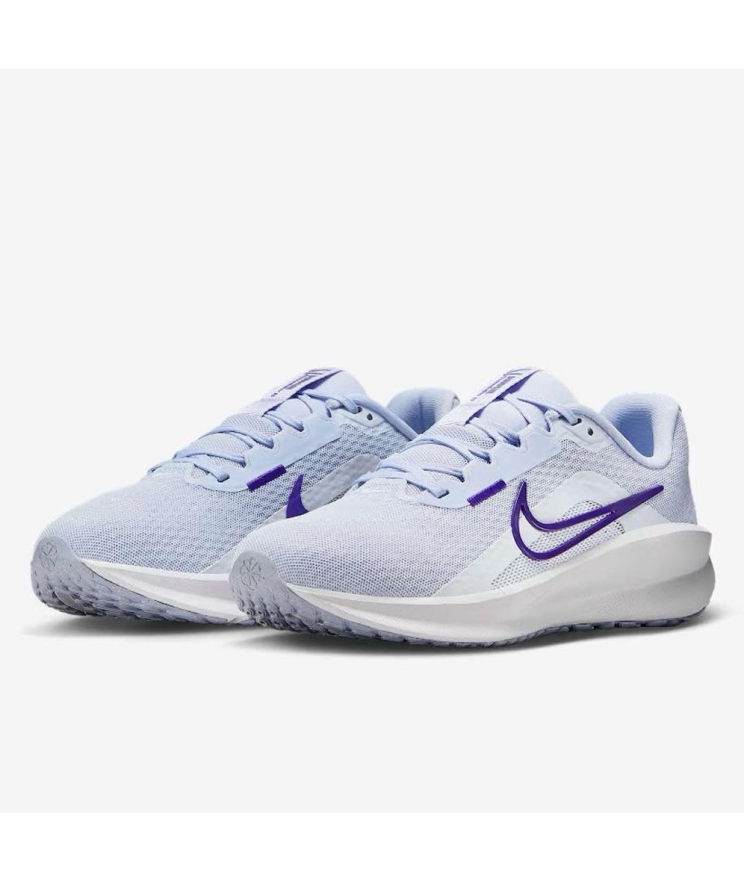 NIKE Голубые текстильные кроссовки, фото 3