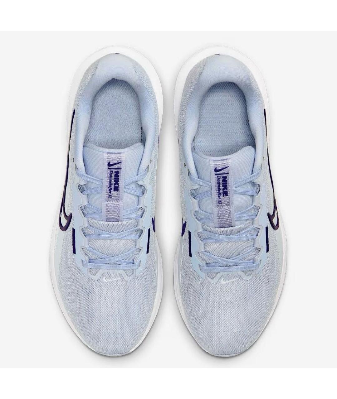 NIKE Голубые текстильные кроссовки, фото 2