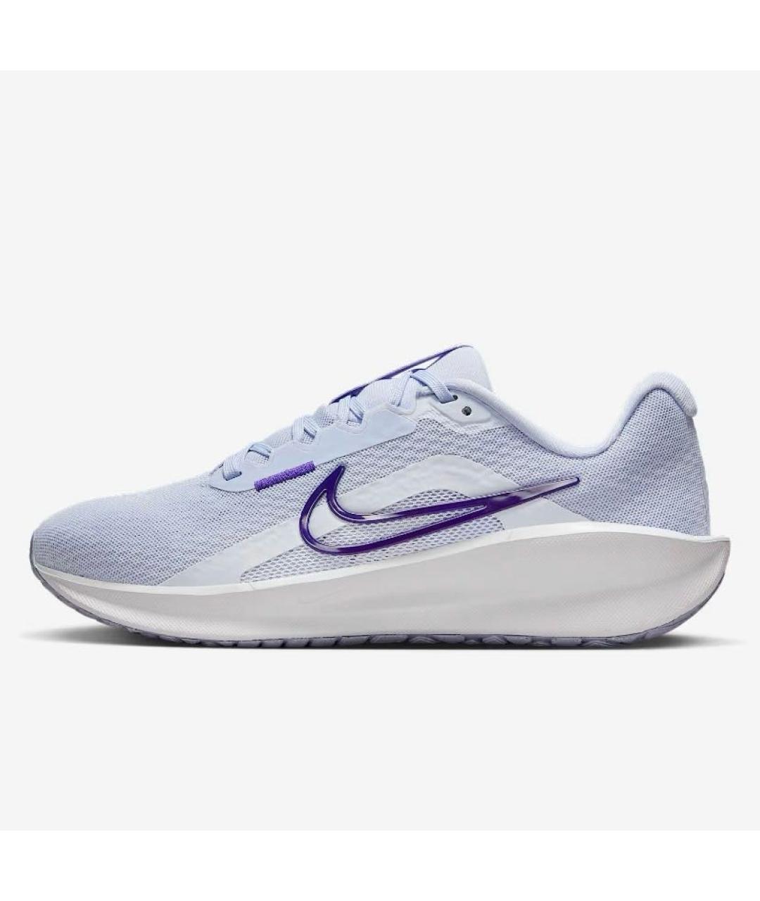 NIKE Голубые текстильные кроссовки, фото 5