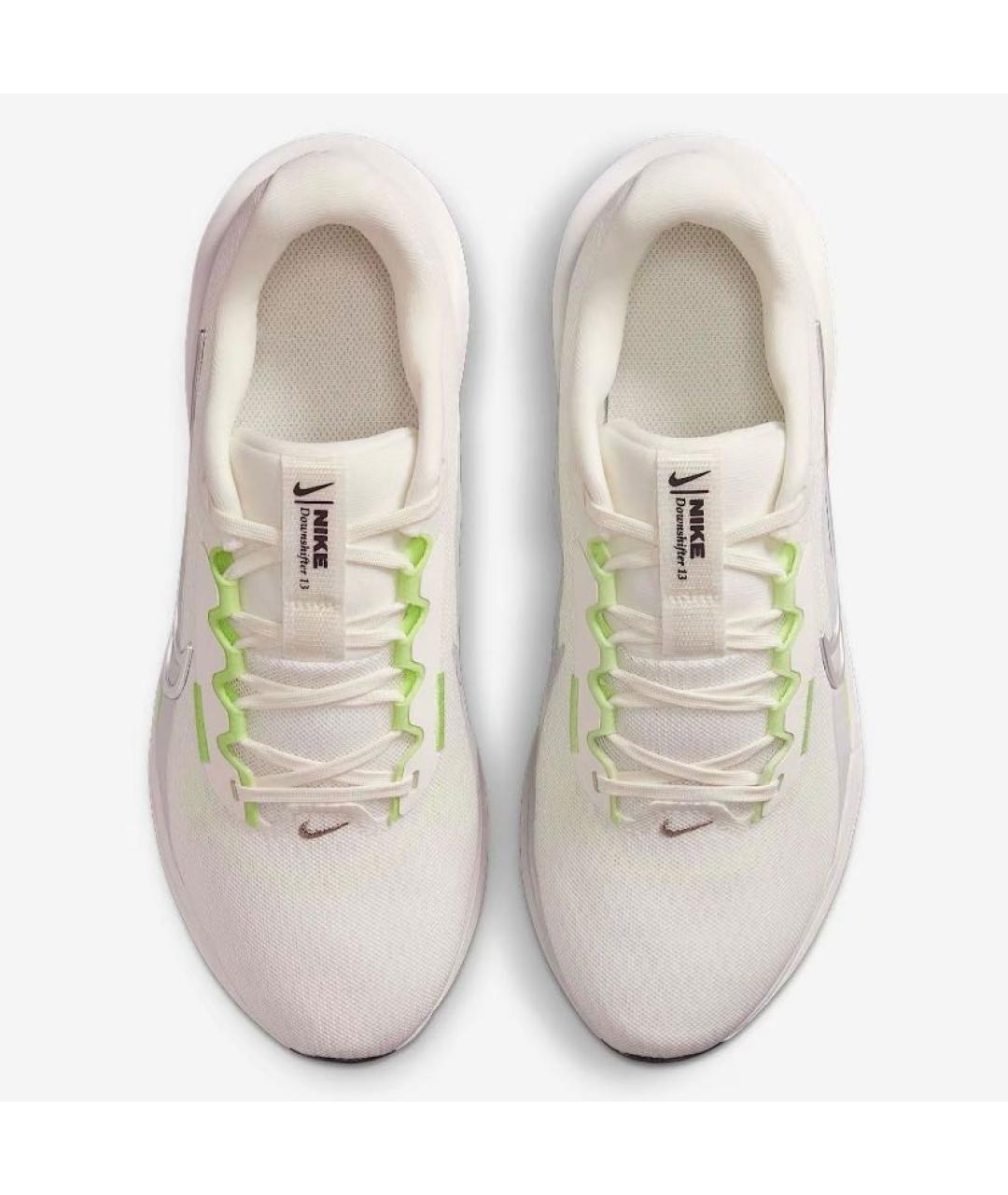 NIKE Белые текстильные кроссовки, фото 2