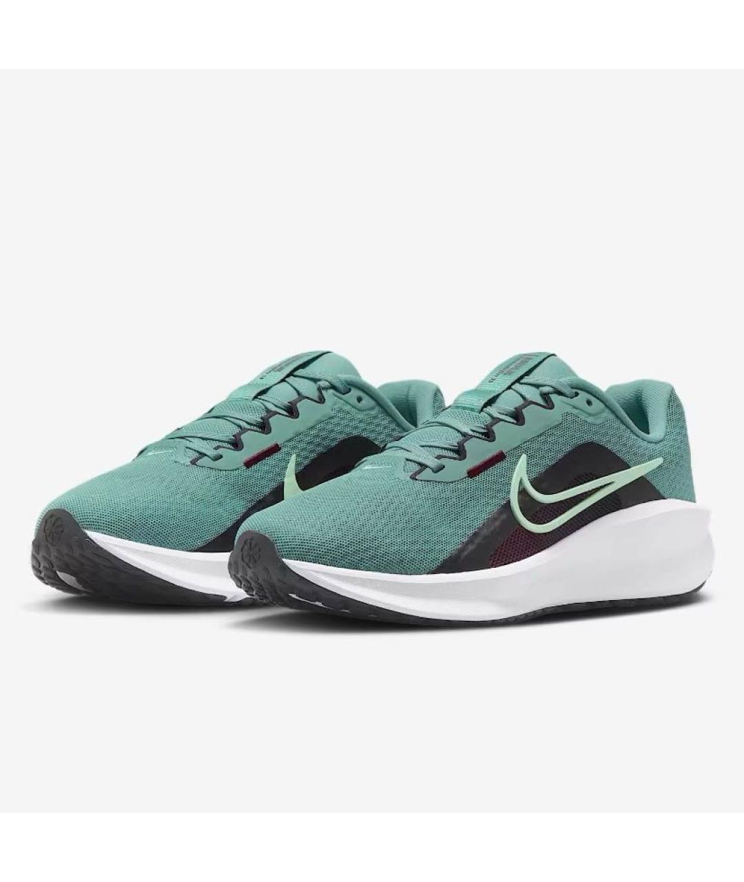 NIKE Зеленые текстильные кроссовки, фото 3