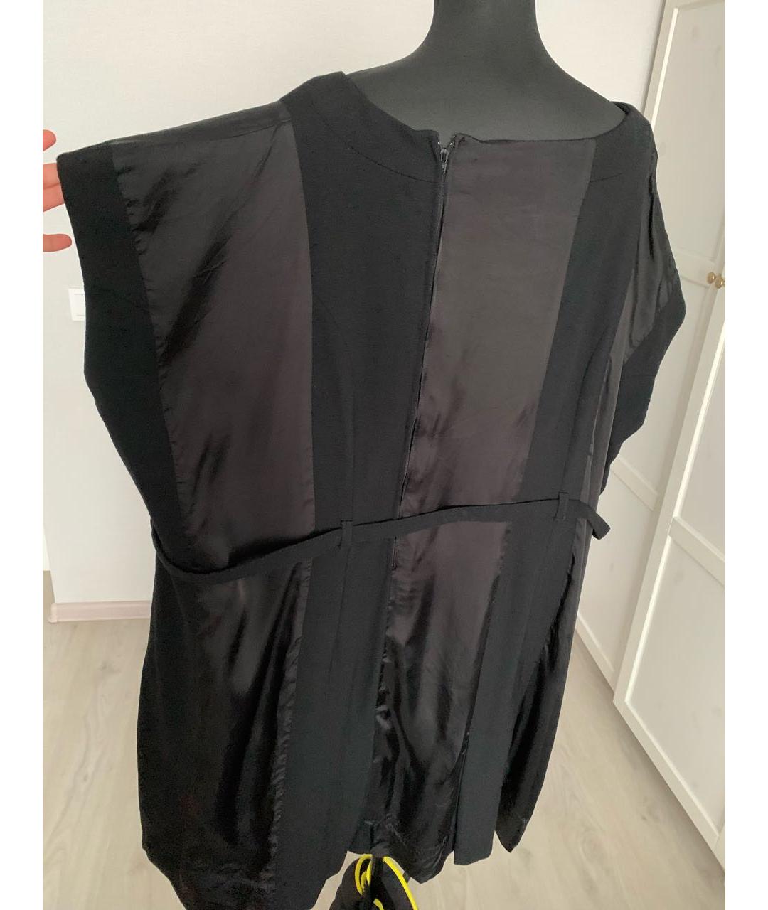 MAISON MARGIELA Черное вискозное повседневное платье, фото 2