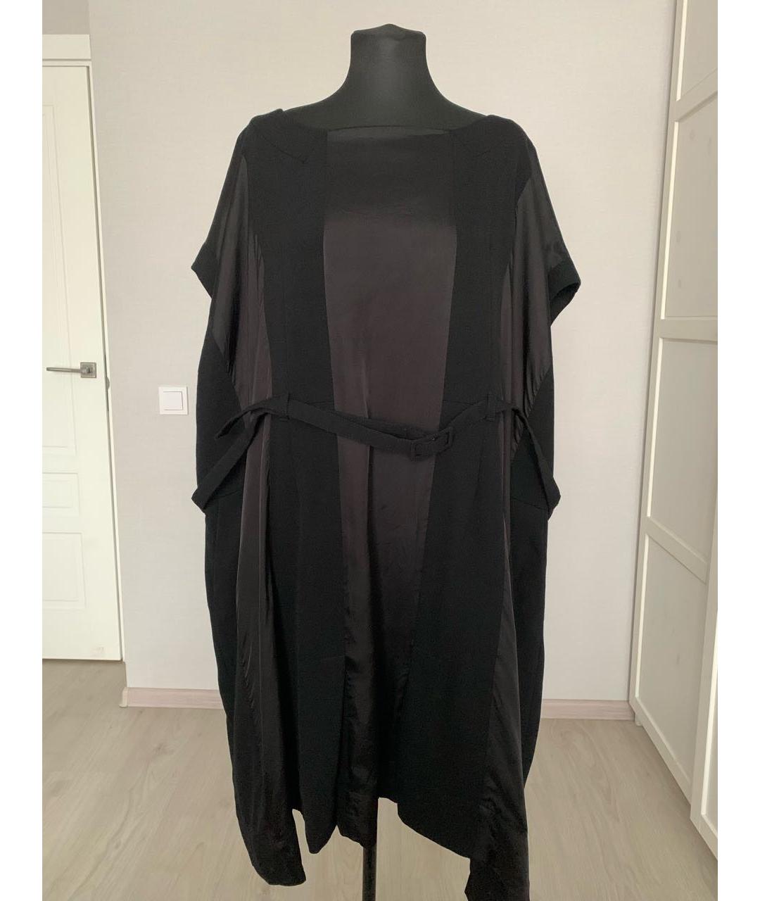 MAISON MARGIELA Черное вискозное повседневное платье, фото 8