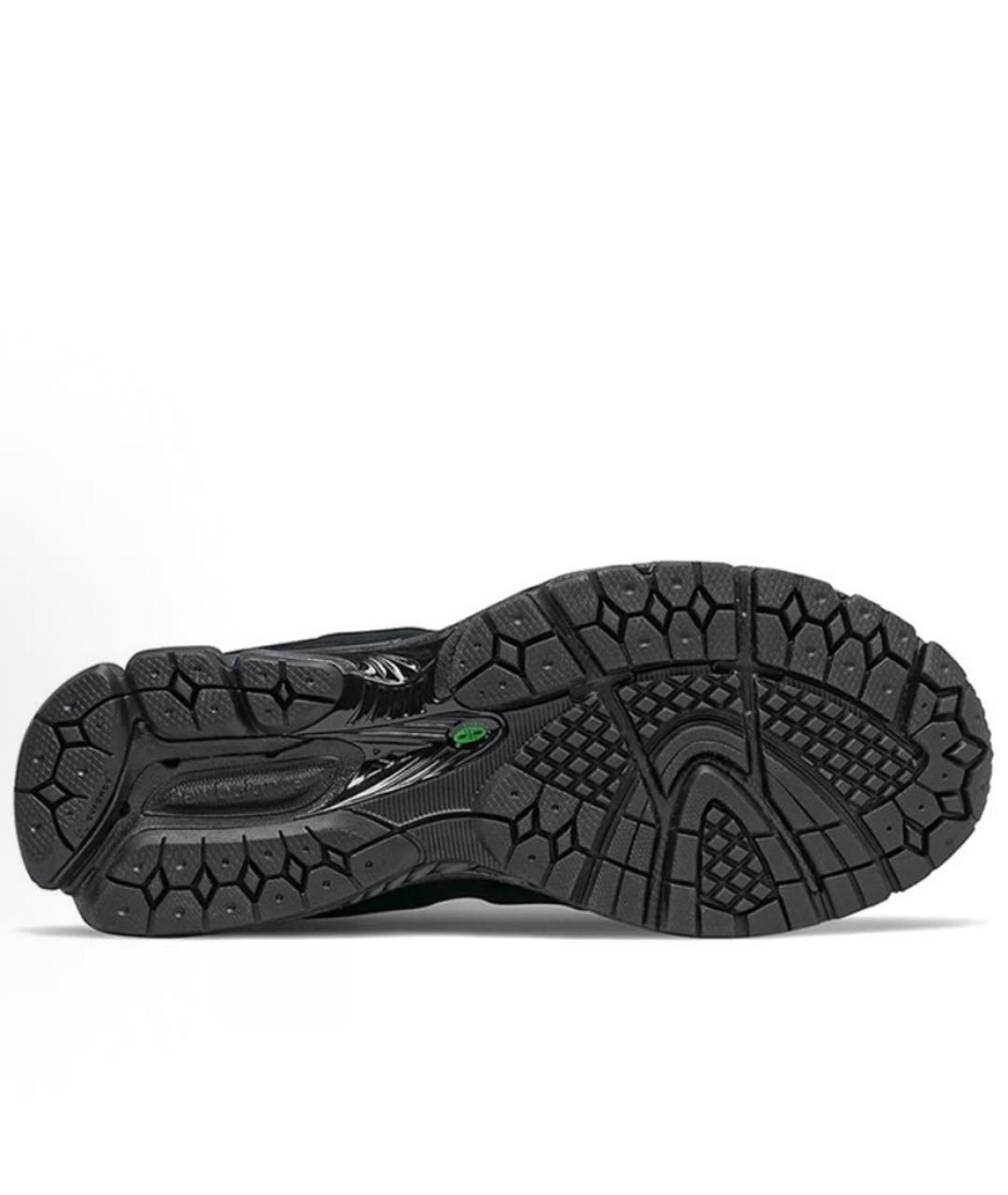 NEW BALANCE Черные замшевые низкие кроссовки / кеды, фото 3