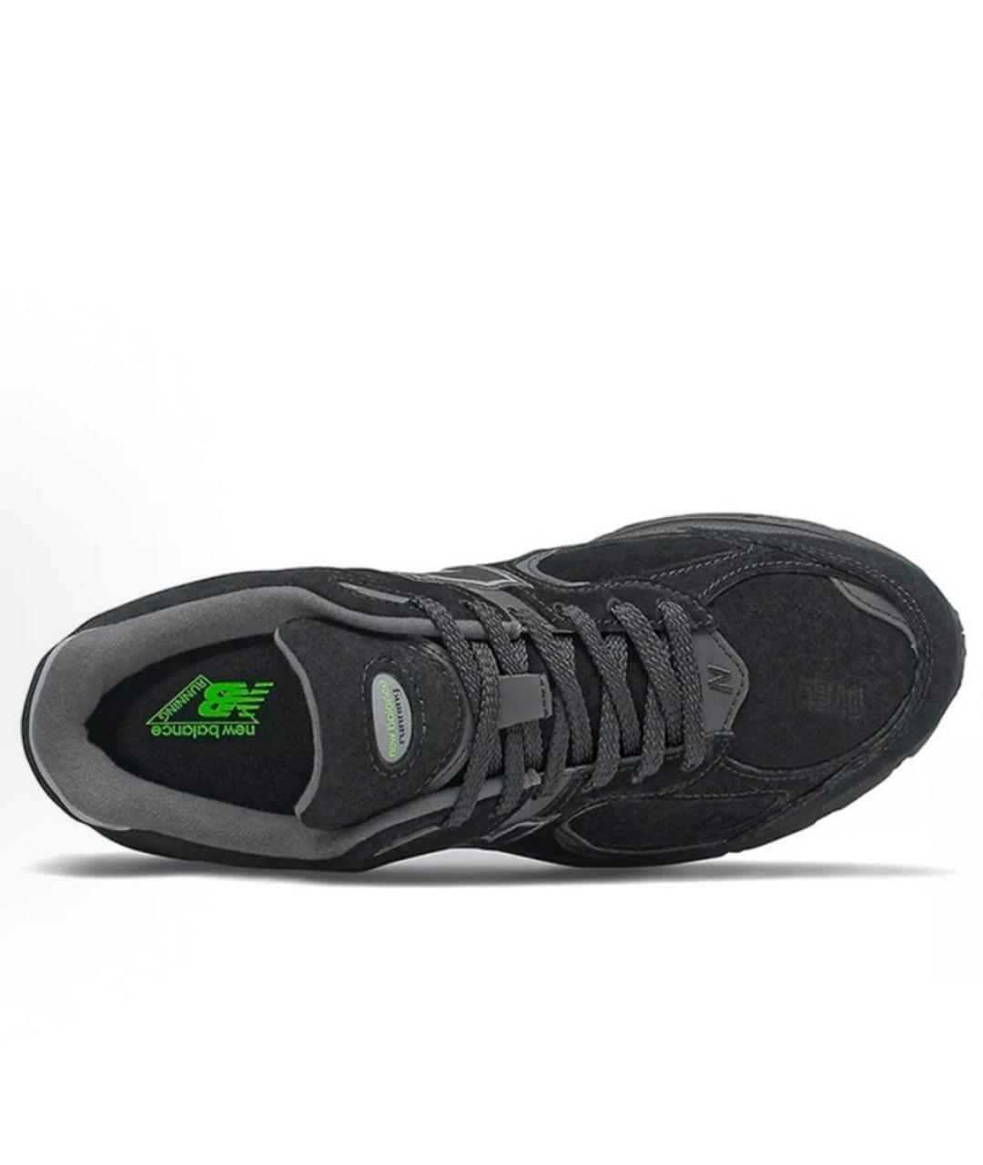 NEW BALANCE Черные замшевые низкие кроссовки / кеды, фото 2