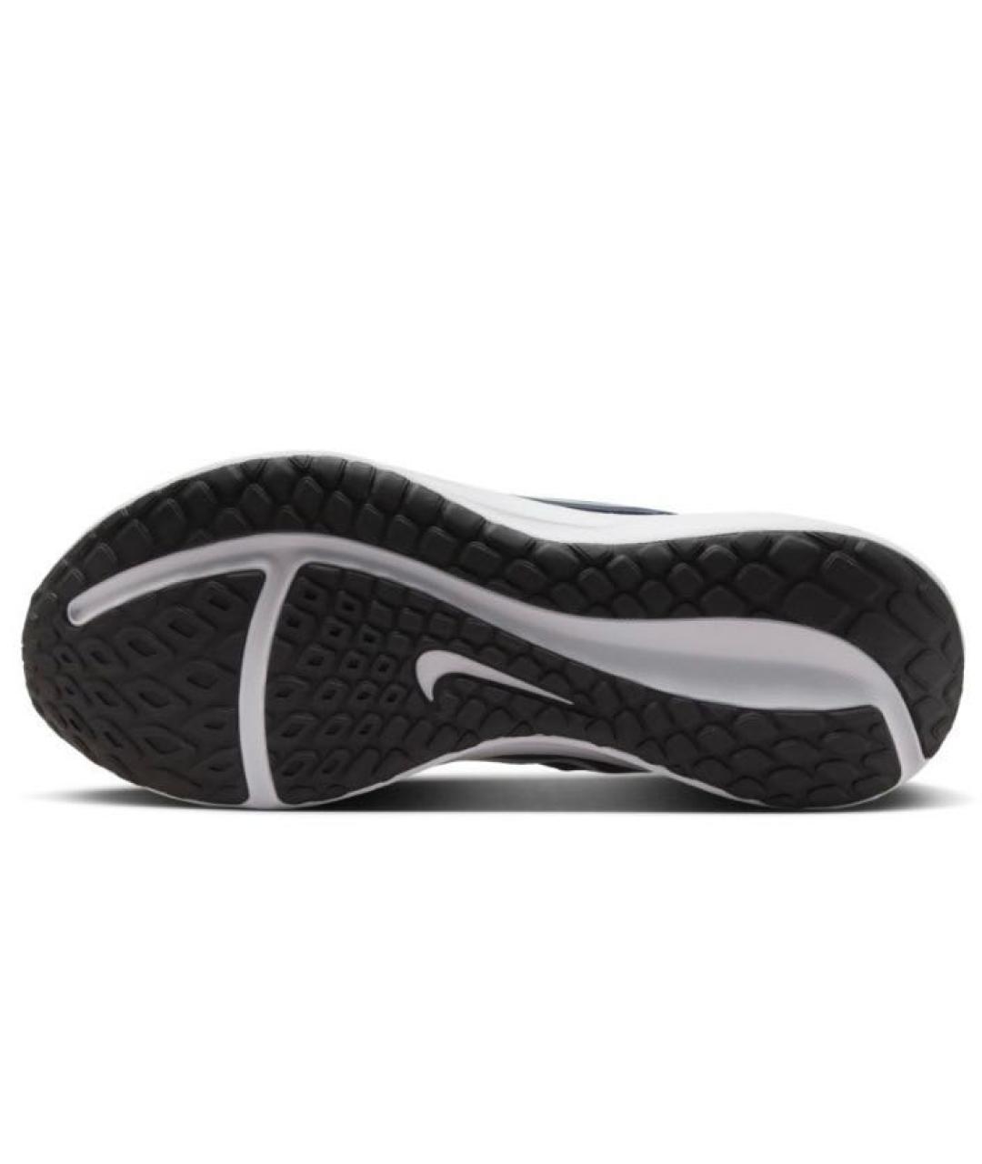 NIKE Темно-синие текстильные кроссовки, фото 6