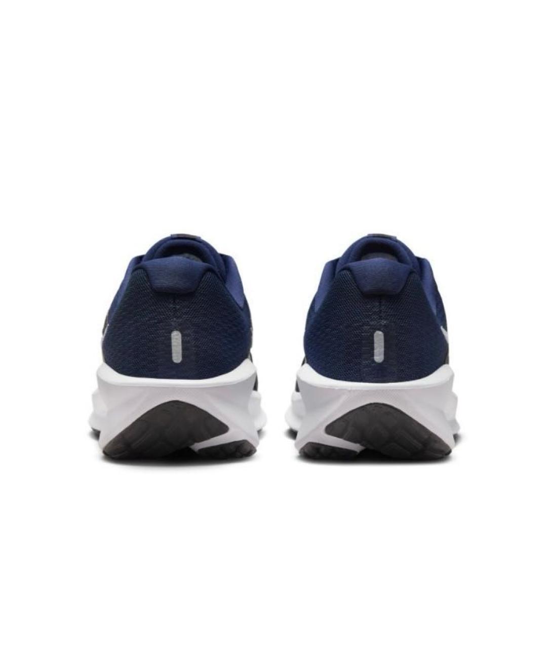 NIKE Темно-синие текстильные кроссовки, фото 4