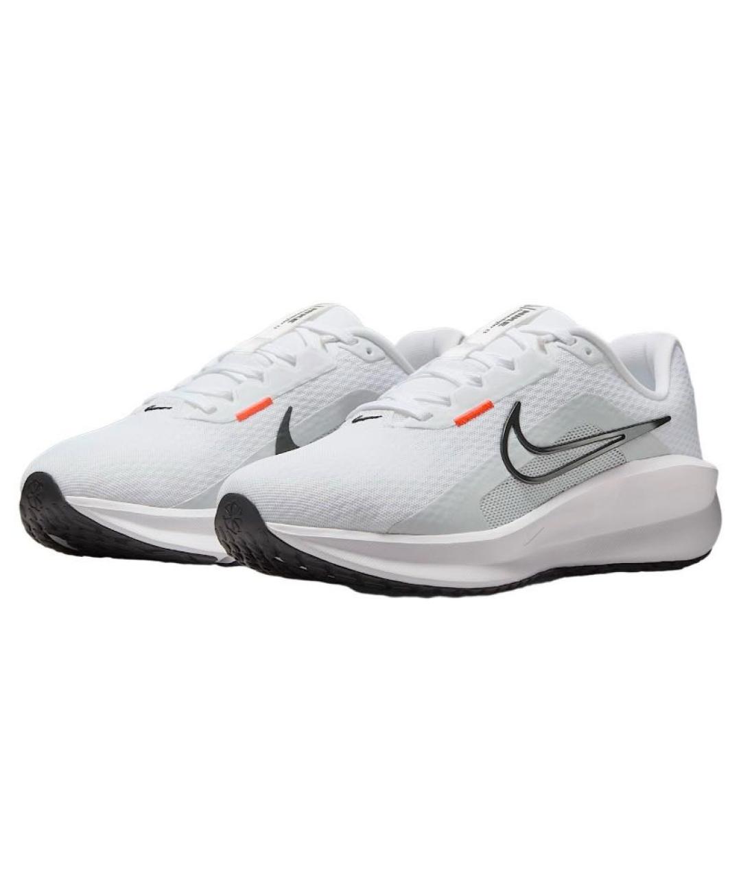 NIKE Белые текстильные кроссовки, фото 3