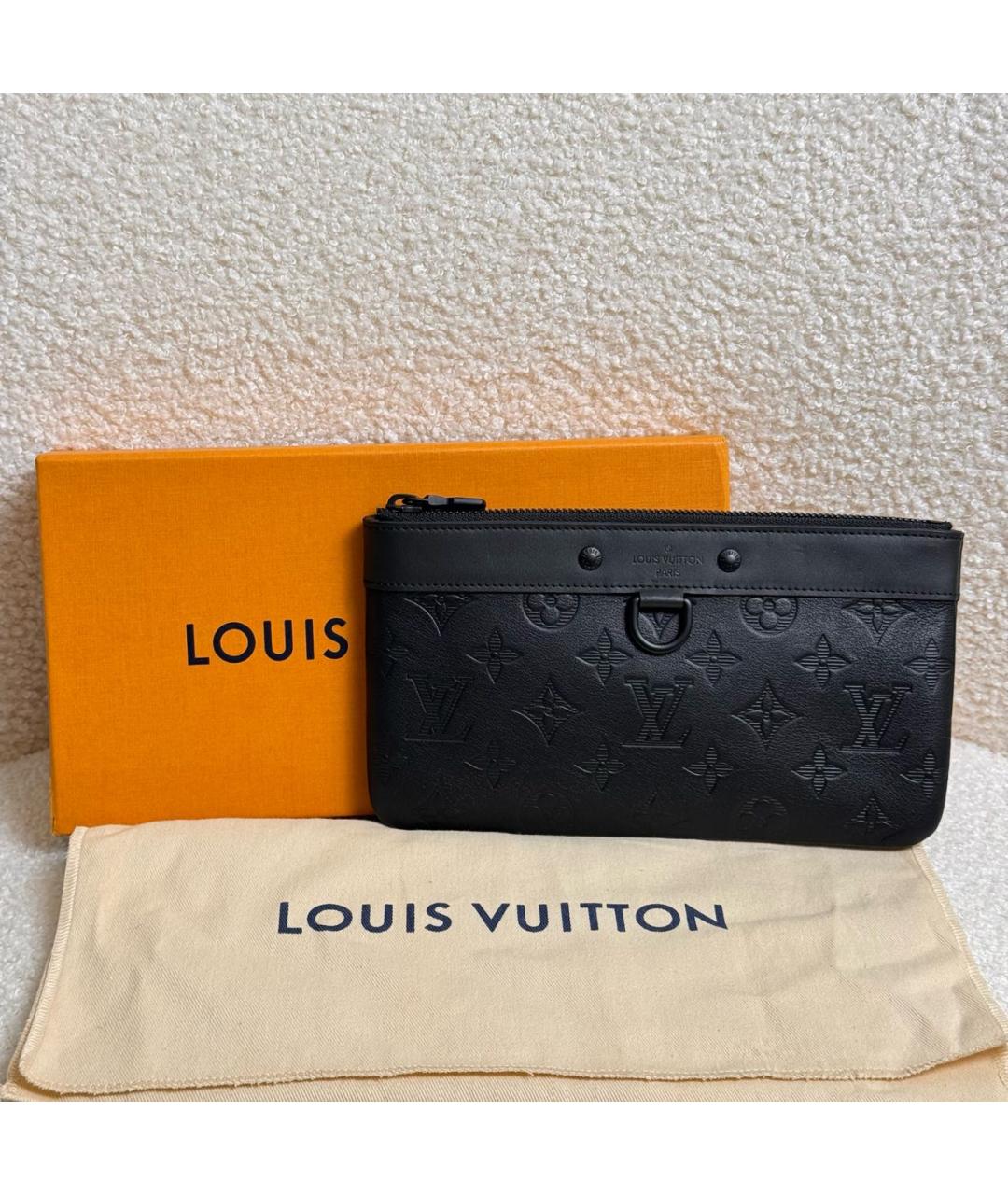 LOUIS VUITTON Черный кошелек, фото 6