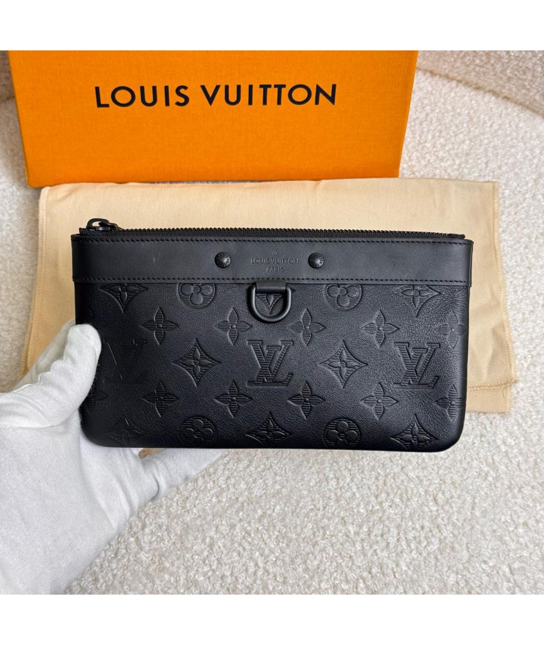LOUIS VUITTON Черный кошелек, фото 2