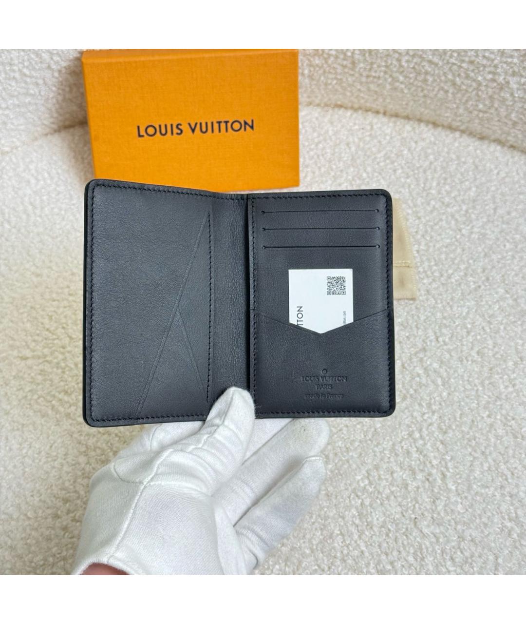 LOUIS VUITTON Черный кардхолдер, фото 2