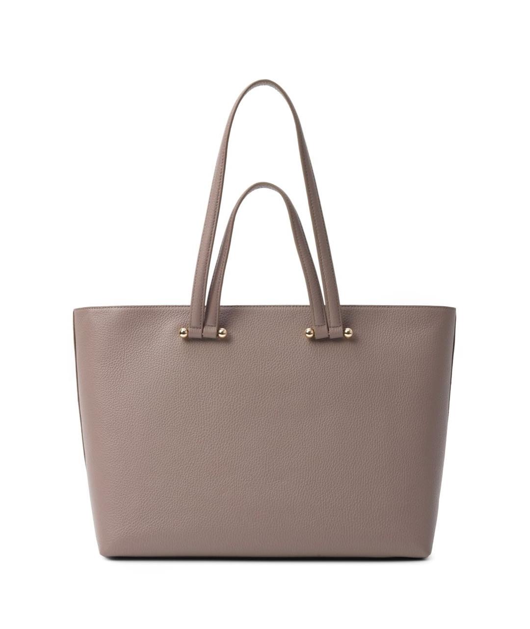 FURLA Бежевая кожаная сумка тоут, фото 3