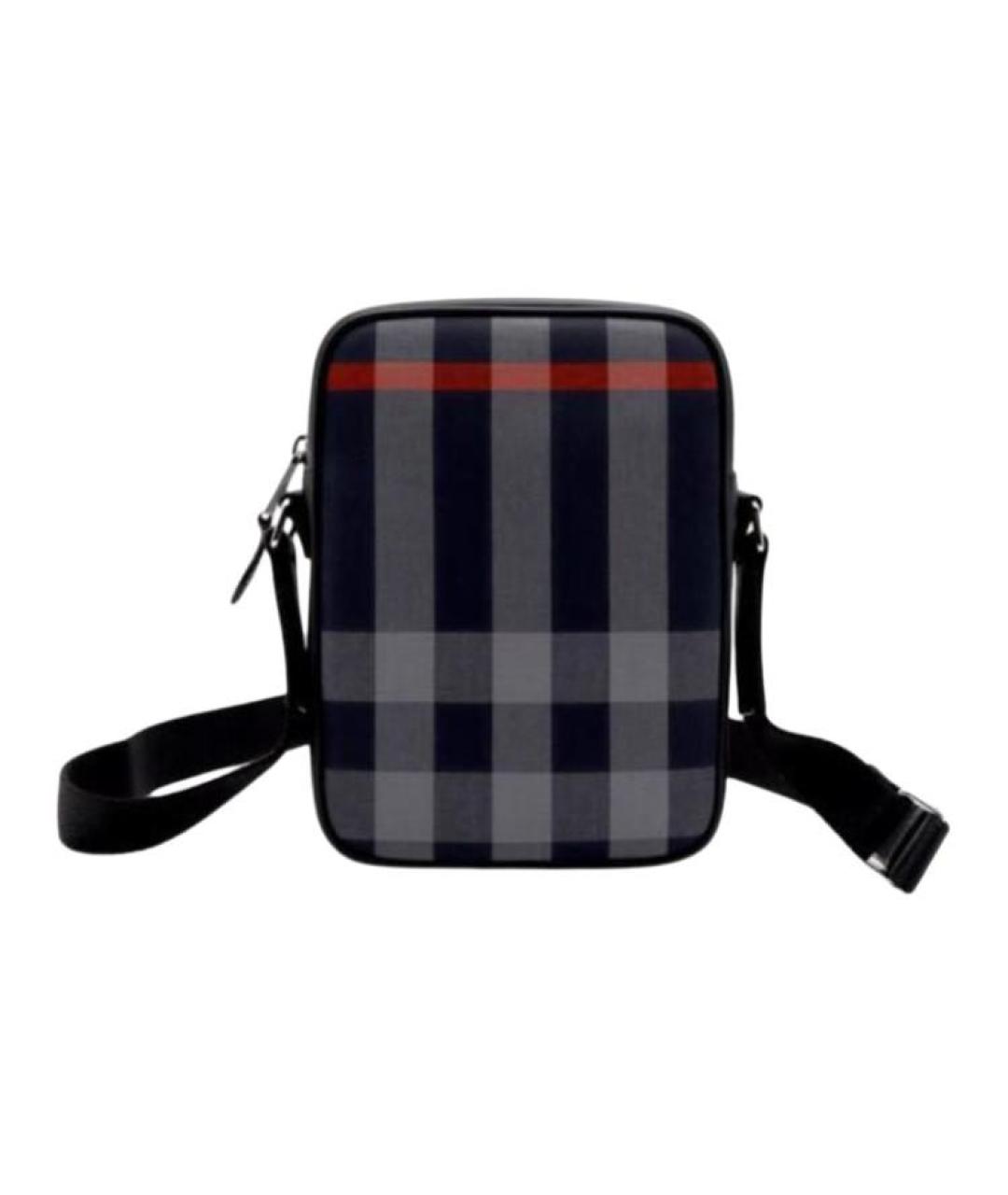 BURBERRY Темно-синяя сумка на плечо, фото 6