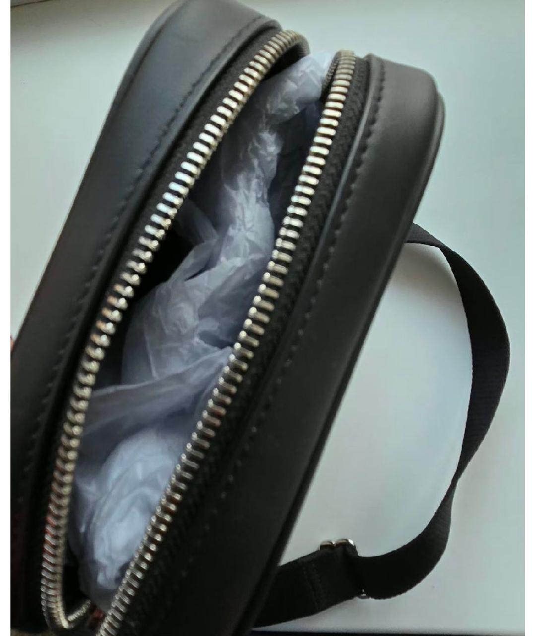 BURBERRY Темно-синяя сумка на плечо, фото 4