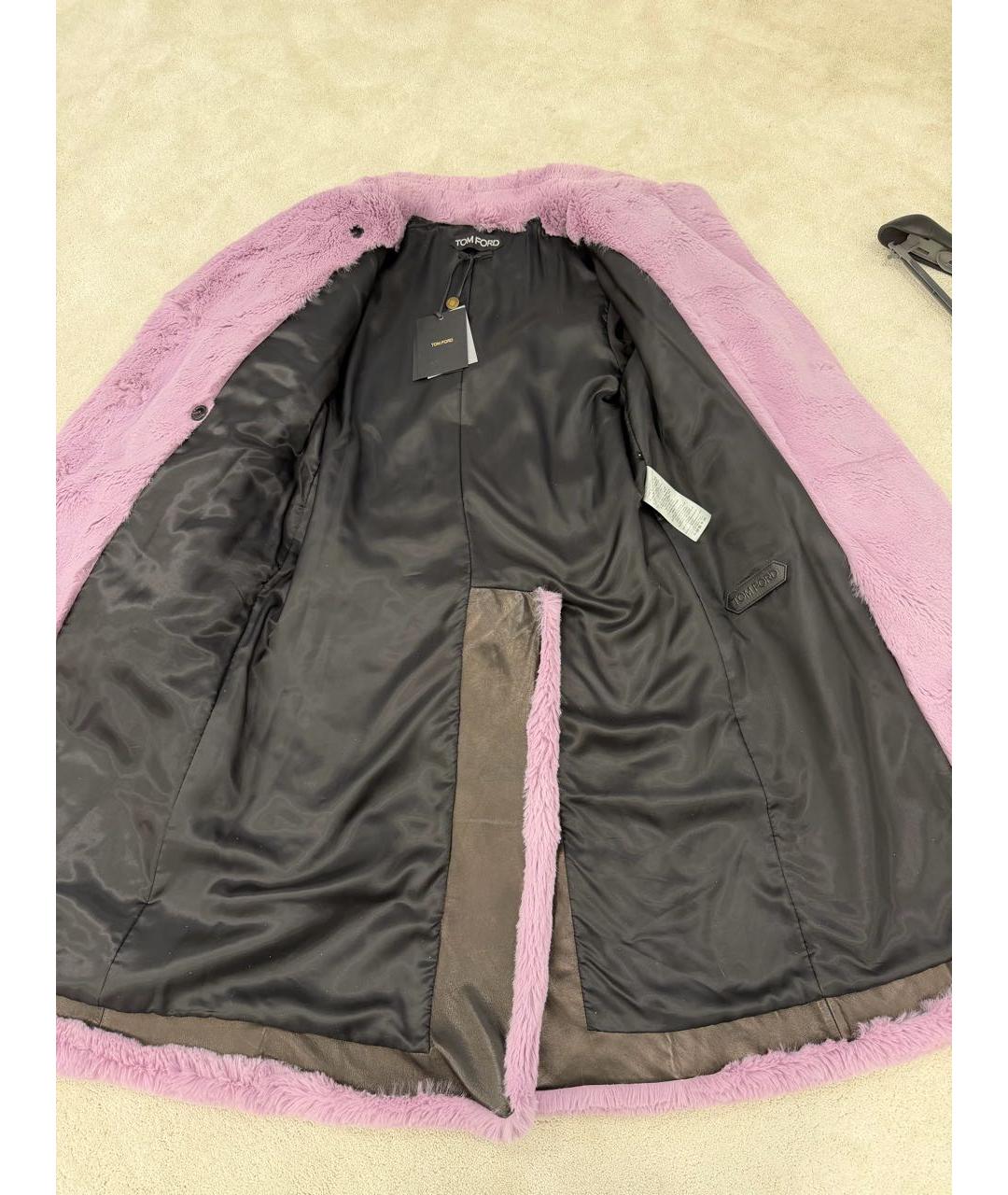 TOM FORD Фиолетовая ацетатная шуба, фото 7