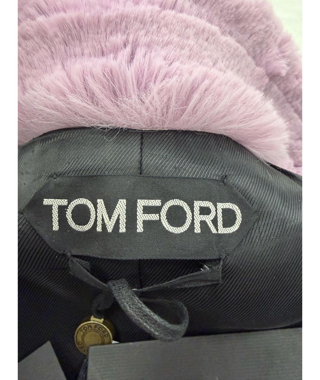 TOM FORD Фиолетовая ацетатная шуба, фото 3