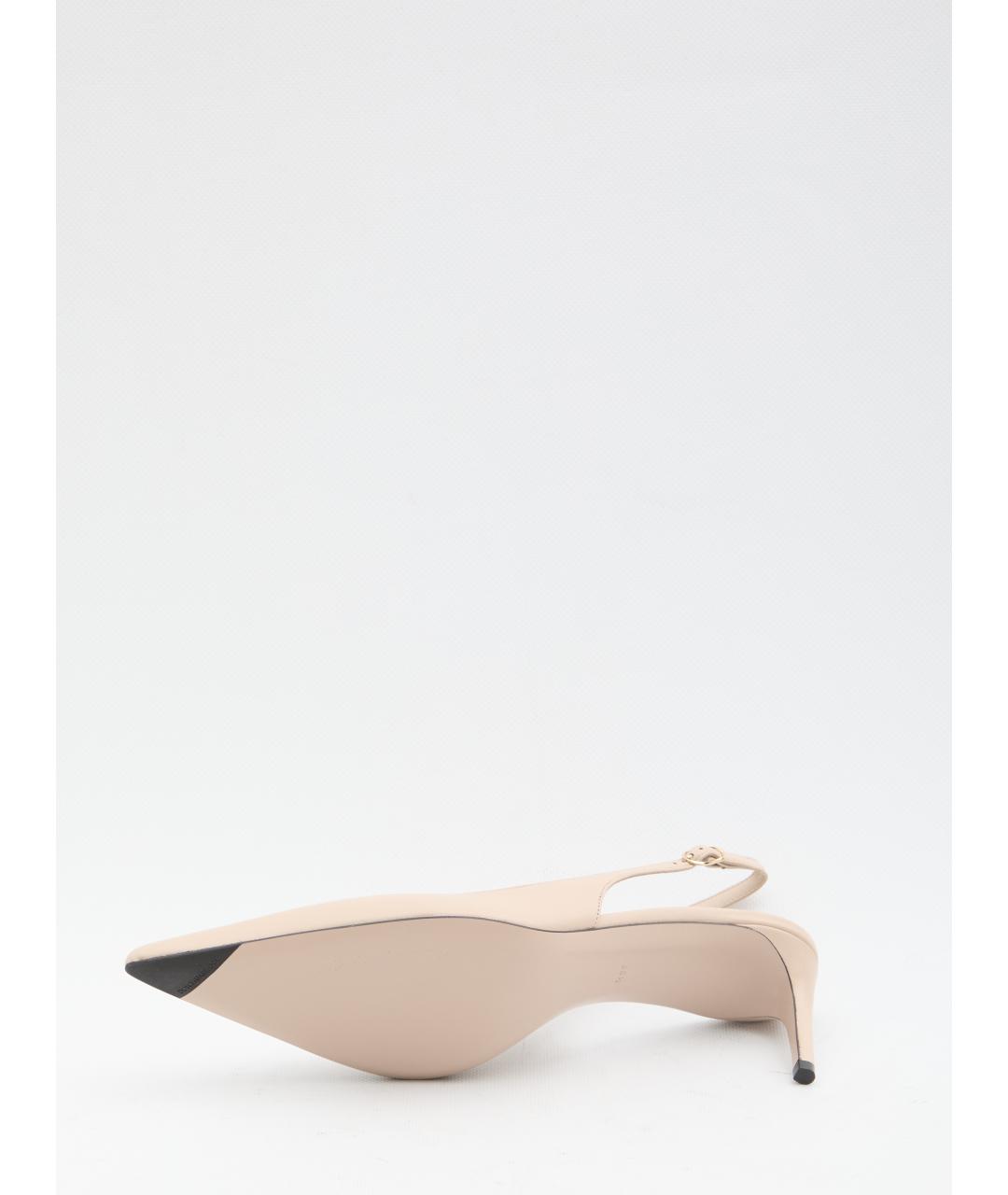 DOLCE&GABBANA Розовые кожаные туфли, фото 4