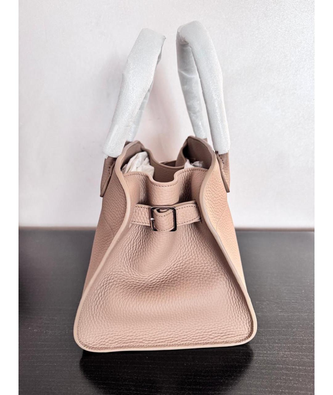 THE ROW Бежевая кожаная сумка тоут, фото 2