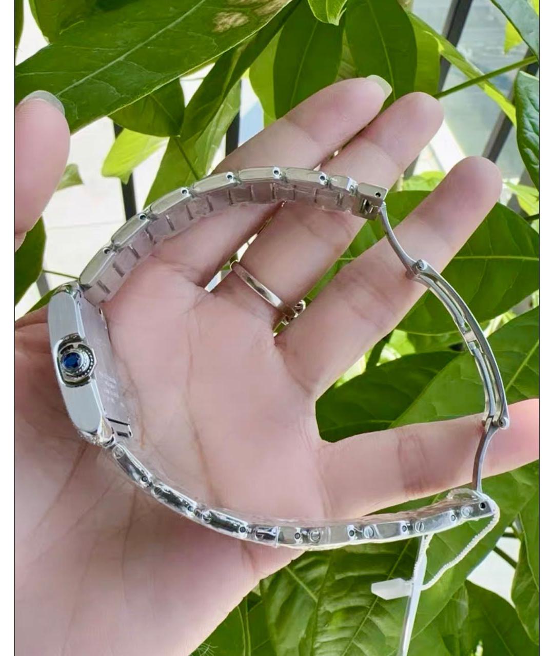 CARTIER Белые часы, фото 6