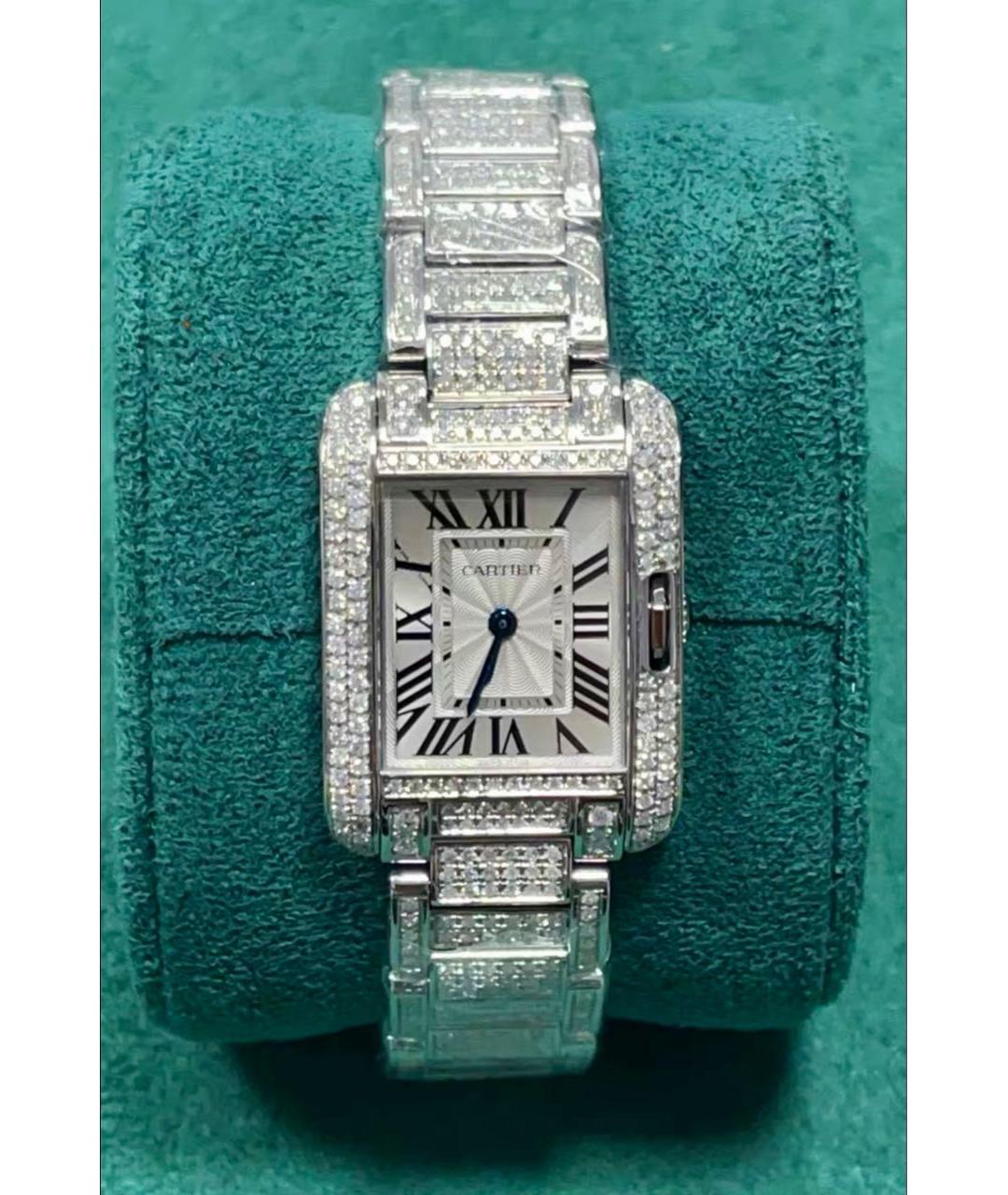CARTIER Белые часы, фото 2