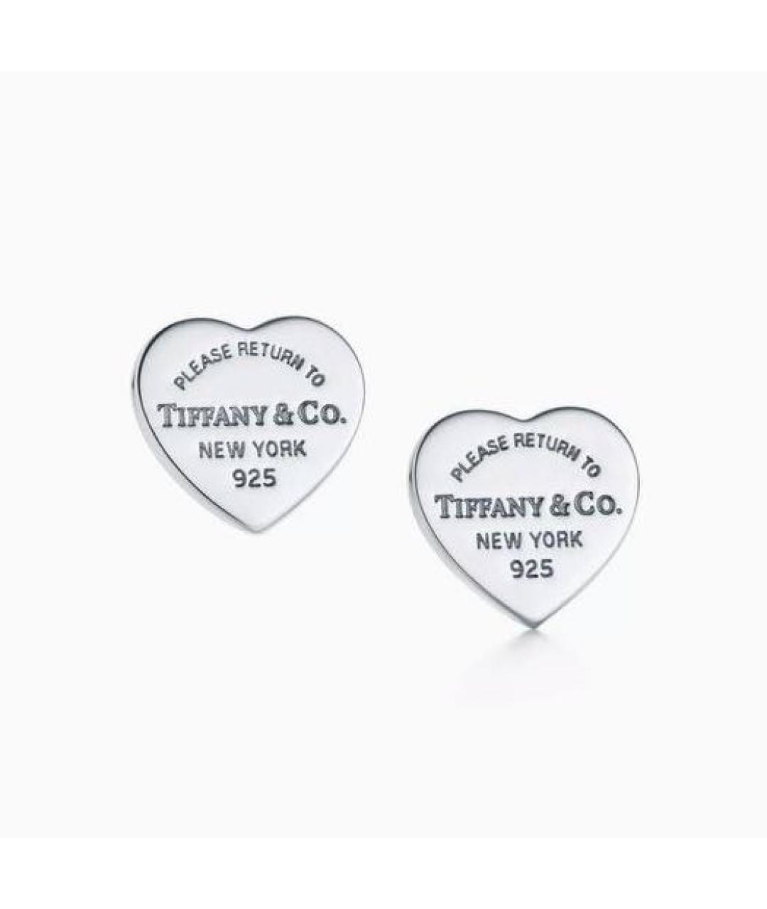 TIFFANY&CO Серебряные серебряные серьги, фото 5