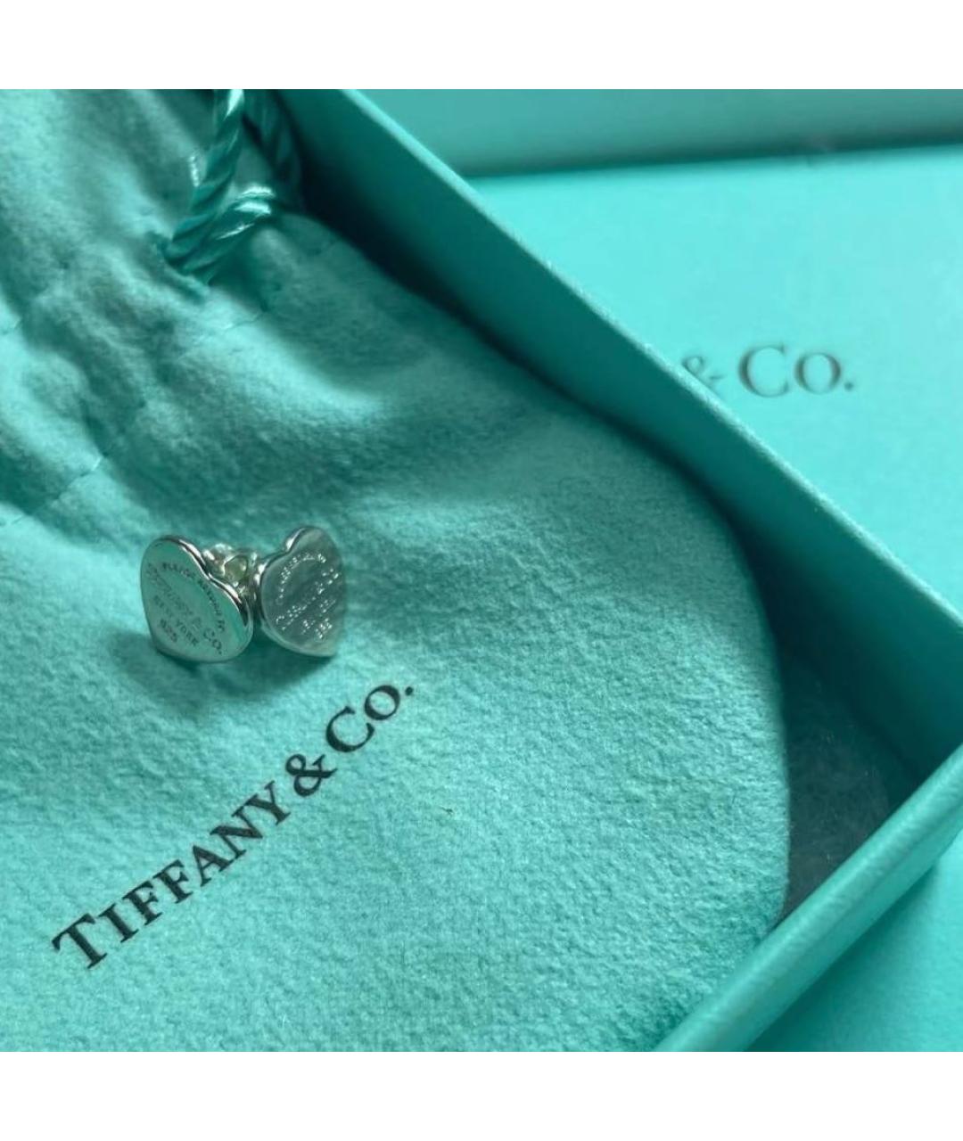 TIFFANY&CO Серебряные серебряные серьги, фото 4
