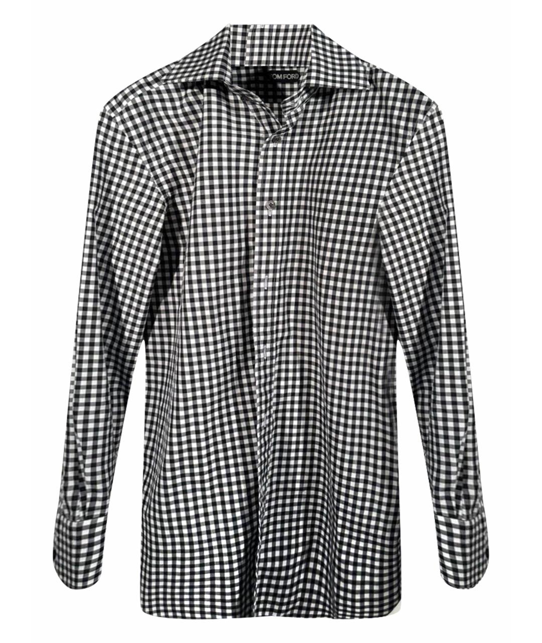 TOM FORD Черная хлопковая кэжуал рубашка, фото 1