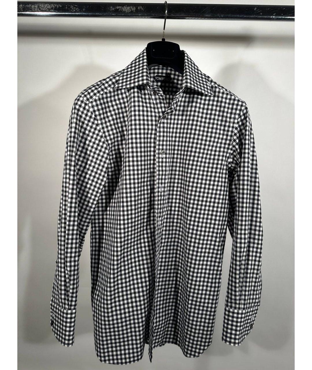 TOM FORD Черная хлопковая кэжуал рубашка, фото 2