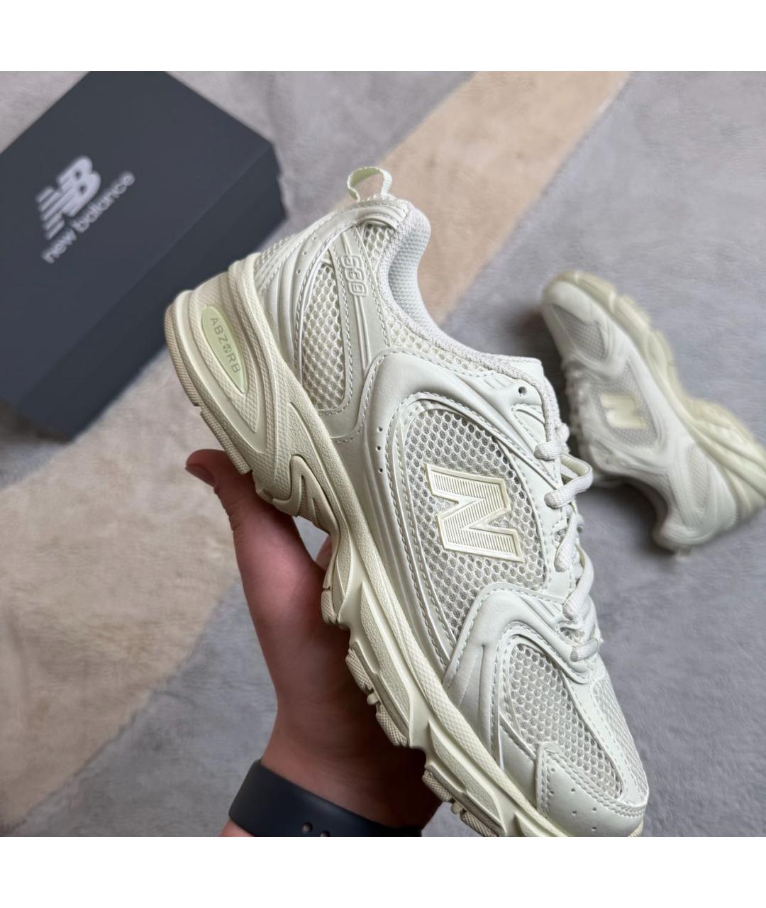 NEW BALANCE Желтые текстильные кроссовки, фото 5