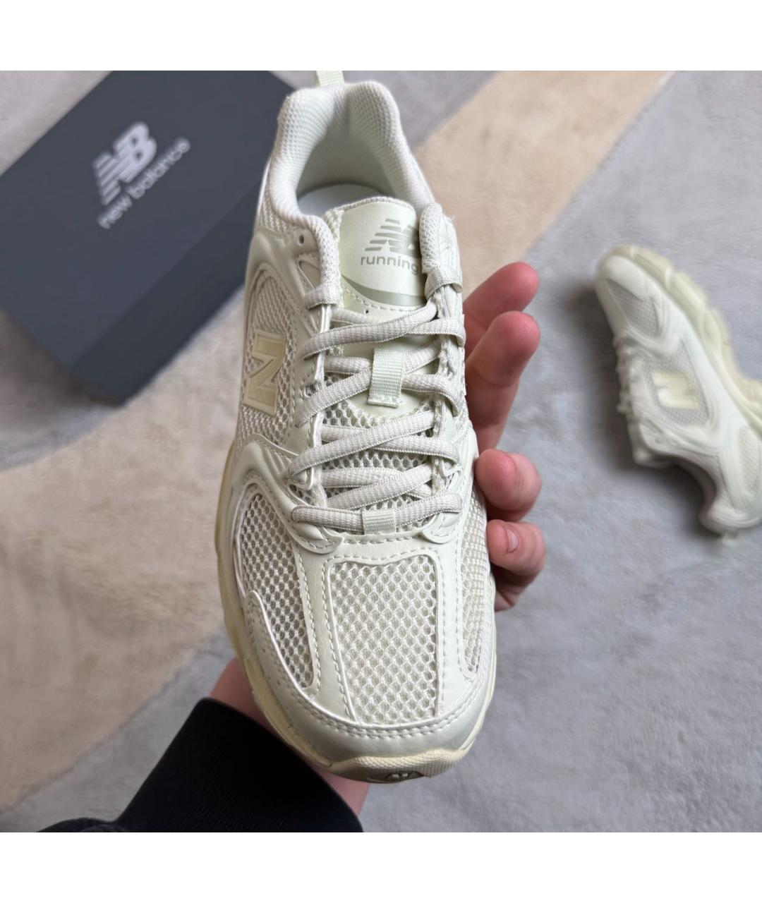 NEW BALANCE Желтые текстильные кроссовки, фото 7