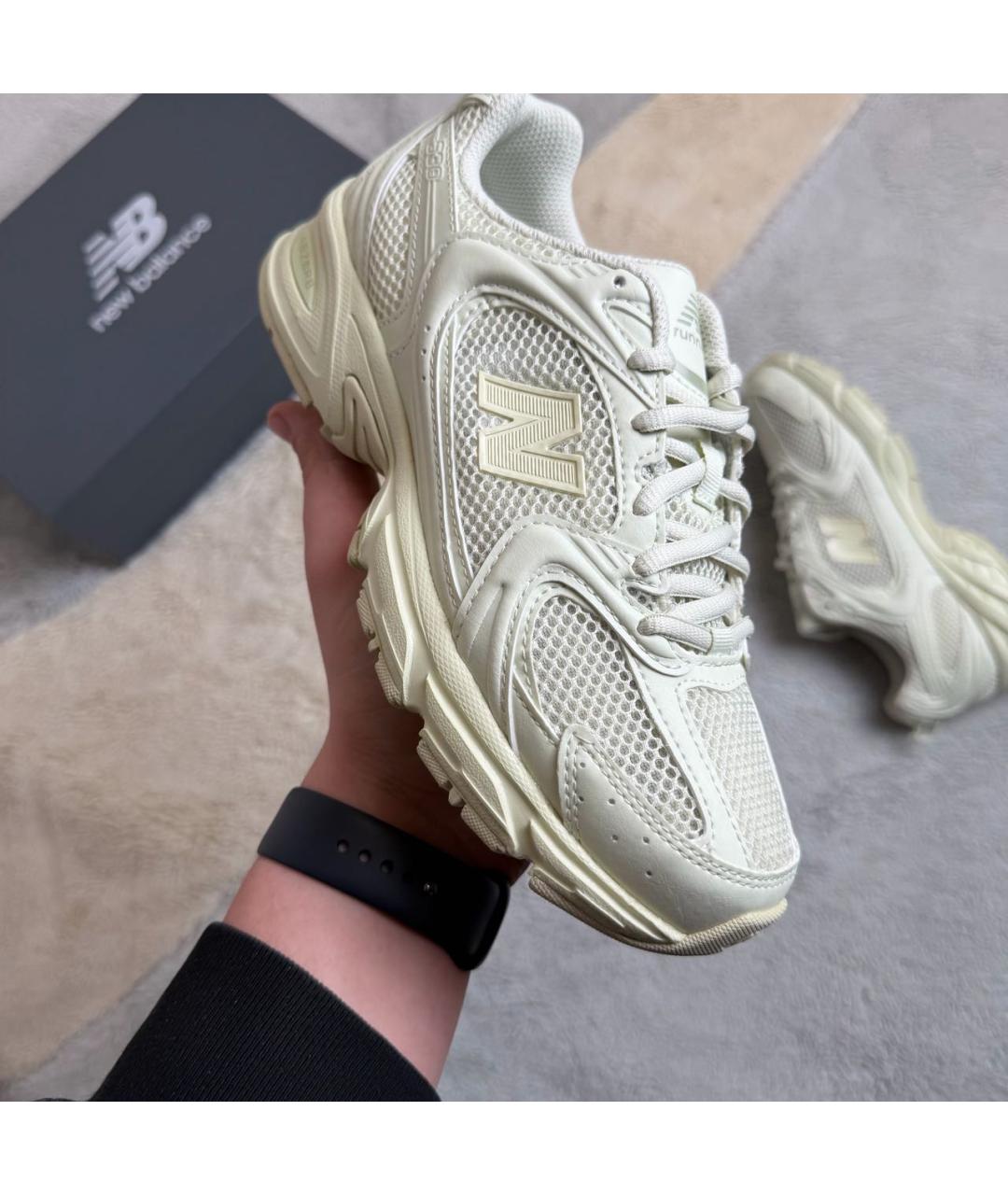 NEW BALANCE Желтые текстильные кроссовки, фото 6