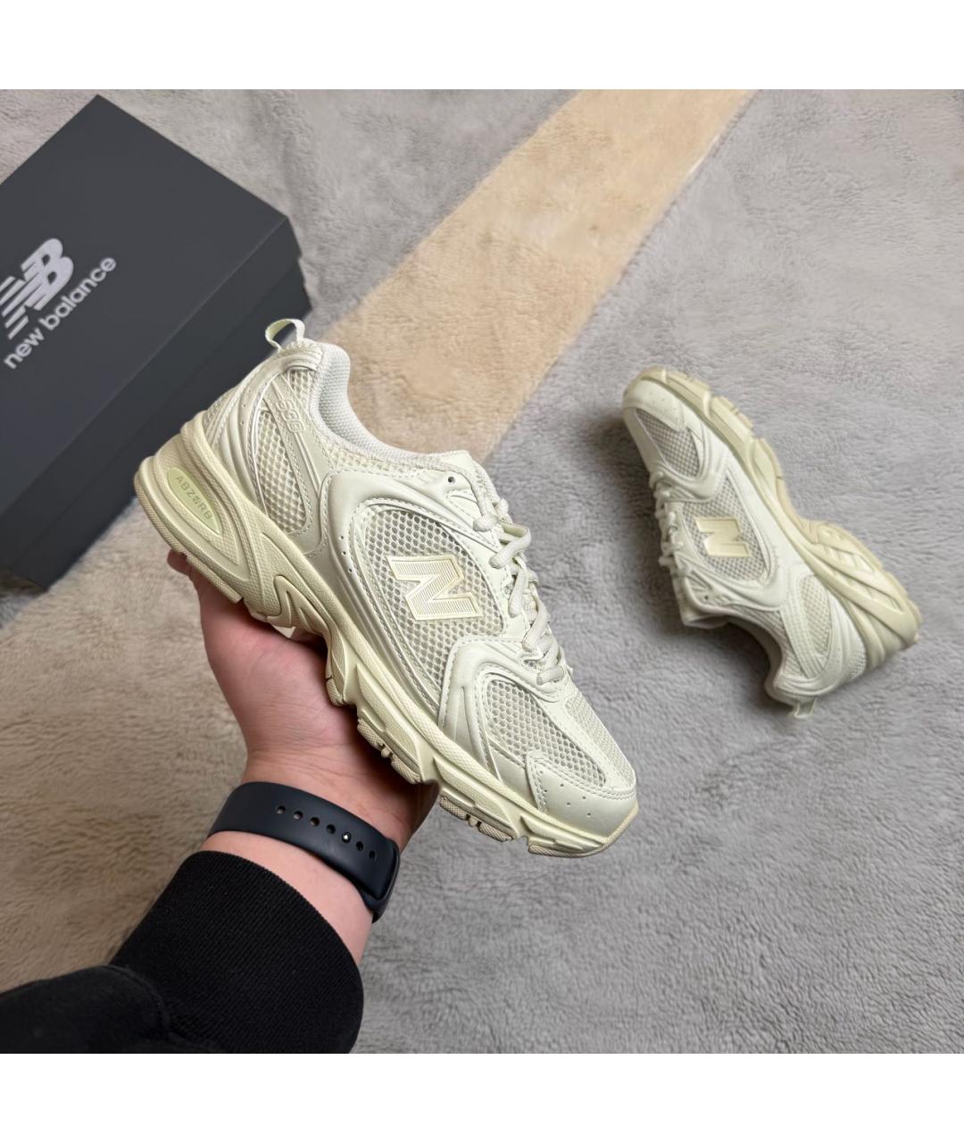 NEW BALANCE Желтые текстильные кроссовки, фото 2