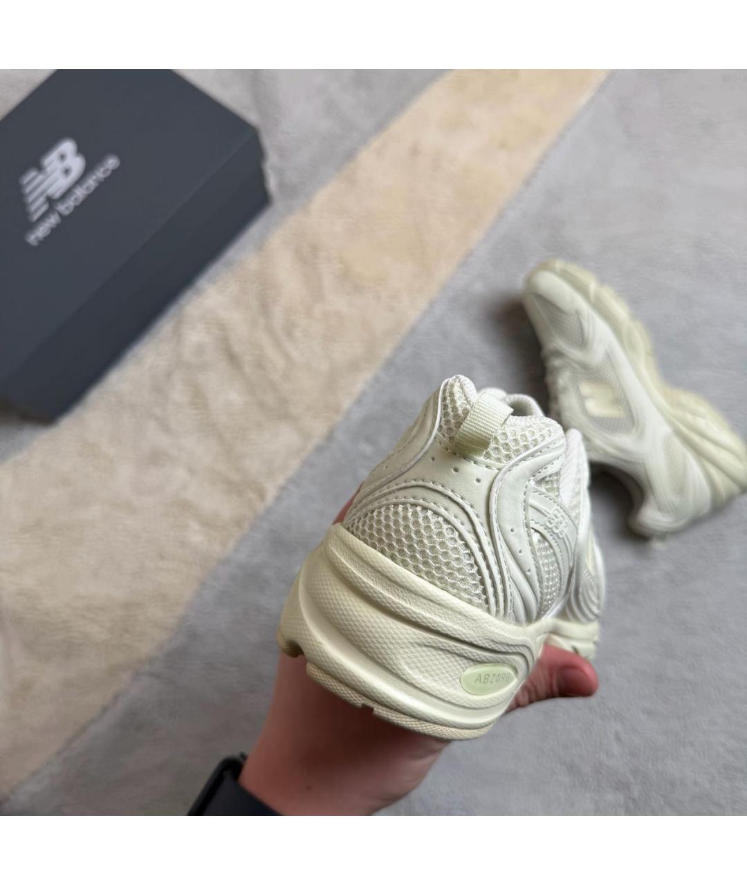 NEW BALANCE Желтые текстильные кроссовки, фото 3