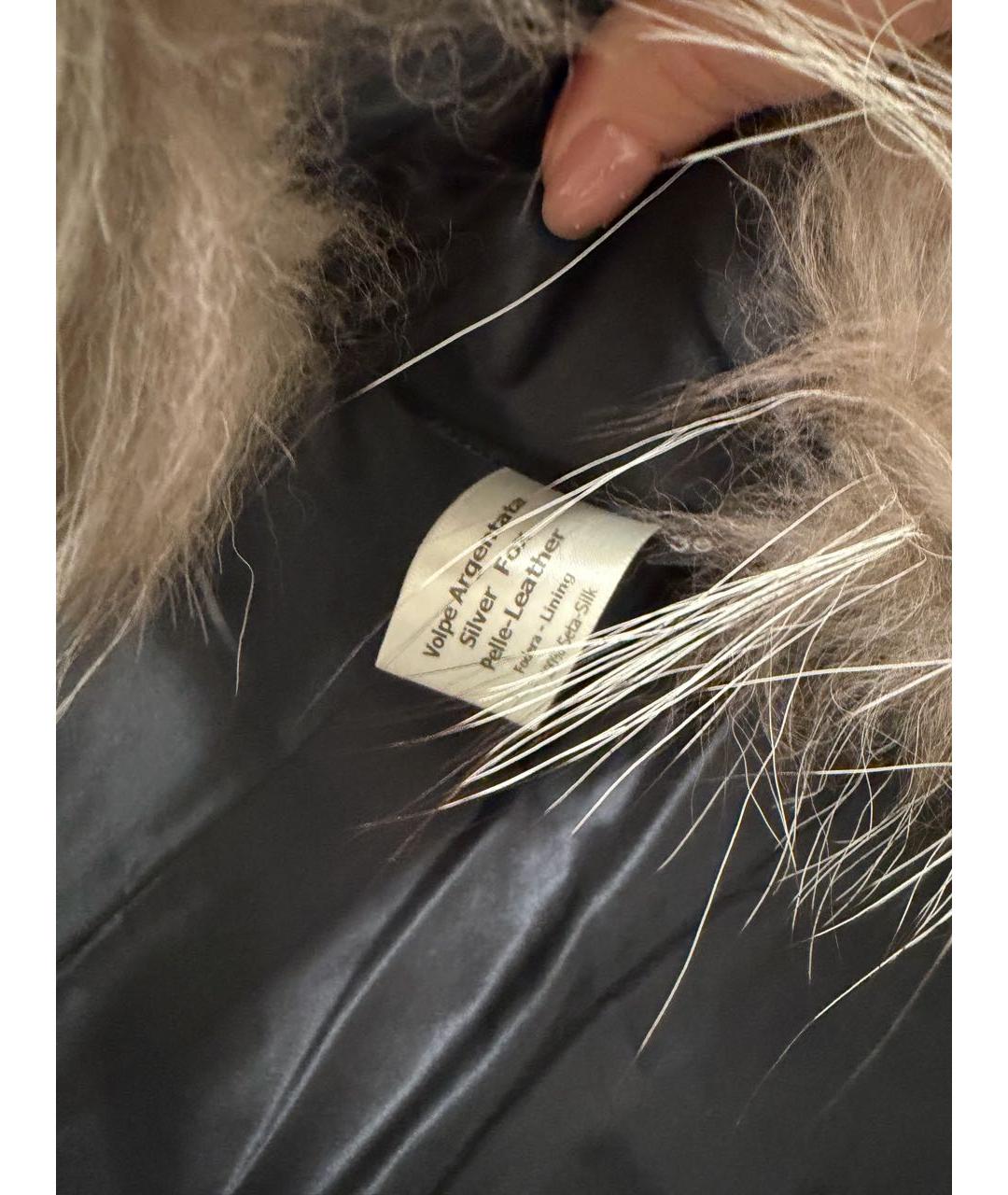 VALENTINO Серый меховой жилет, фото 3