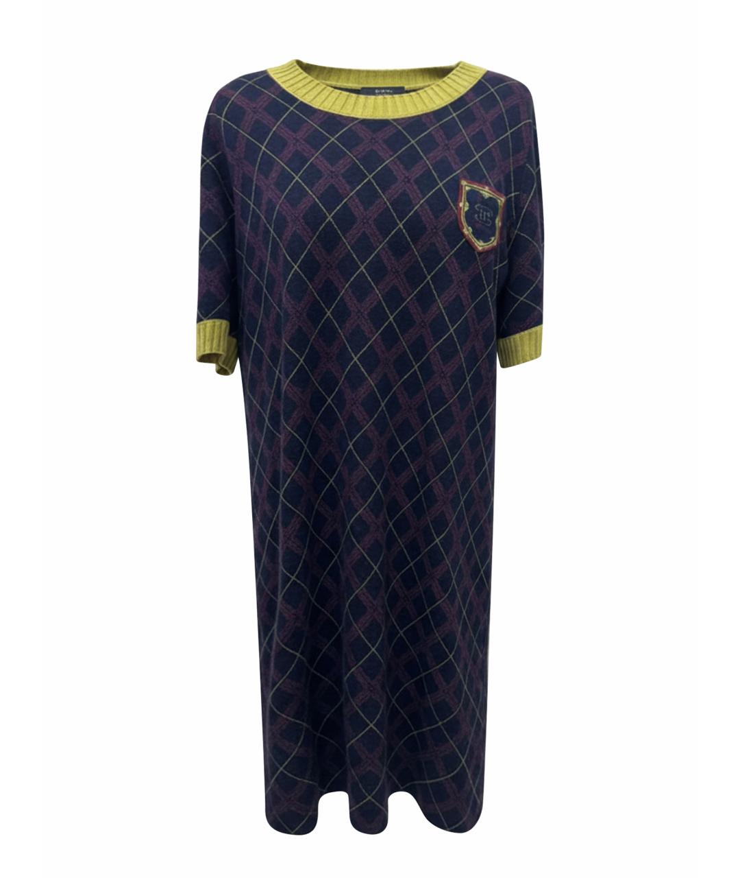 CHANEL Мульти кашемировое повседневное платье, фото 9