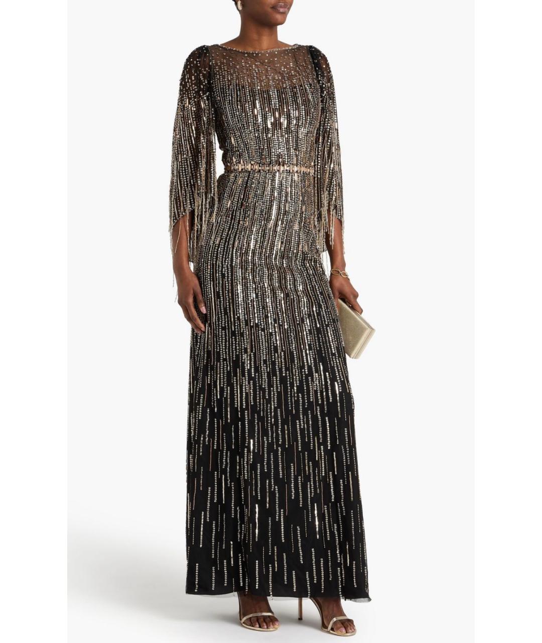 JENNY PACKHAM Черное коктейльное платье, фото 2