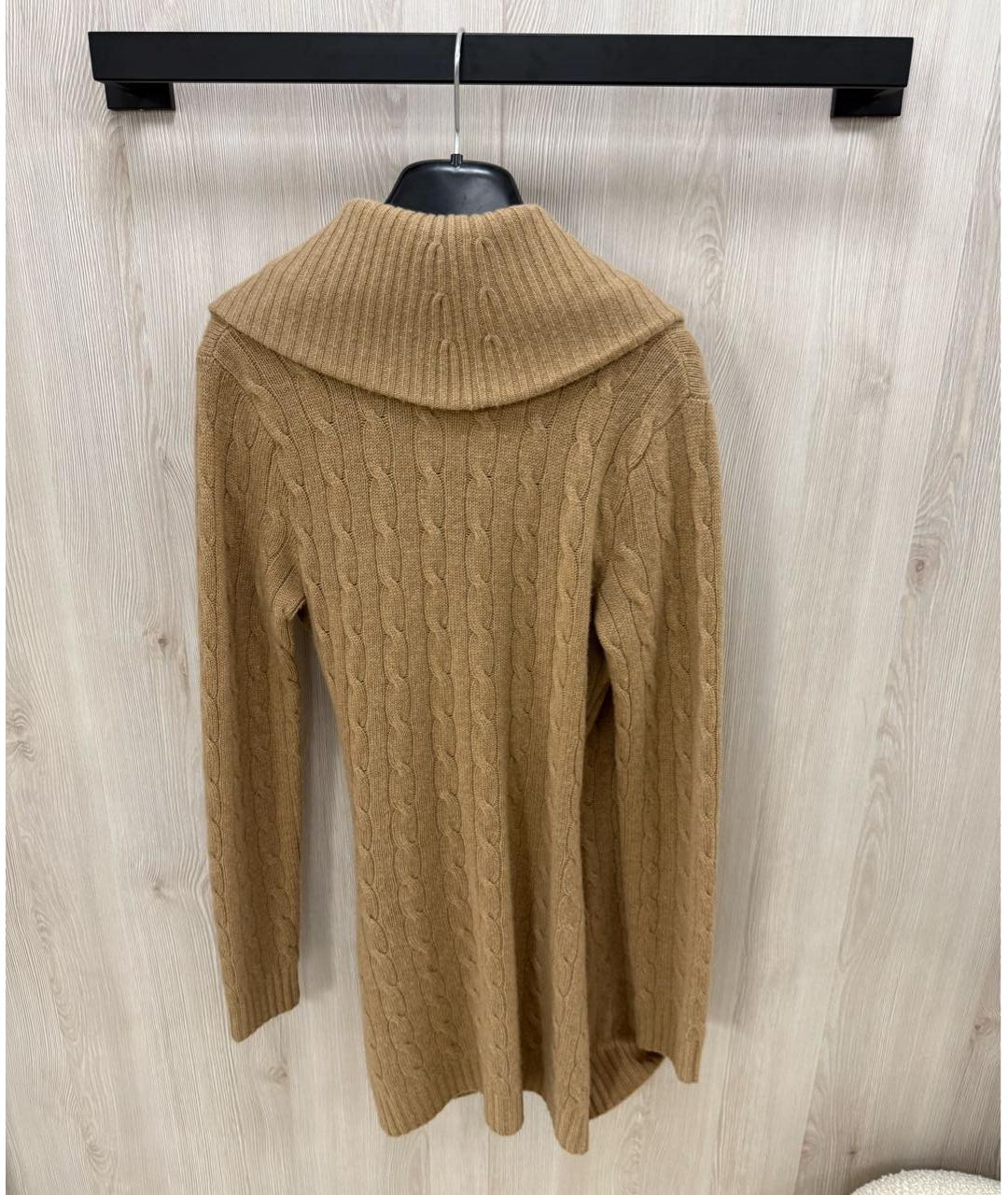 RALPH LAUREN Бежевый кашемировый джемпер / свитер, фото 4