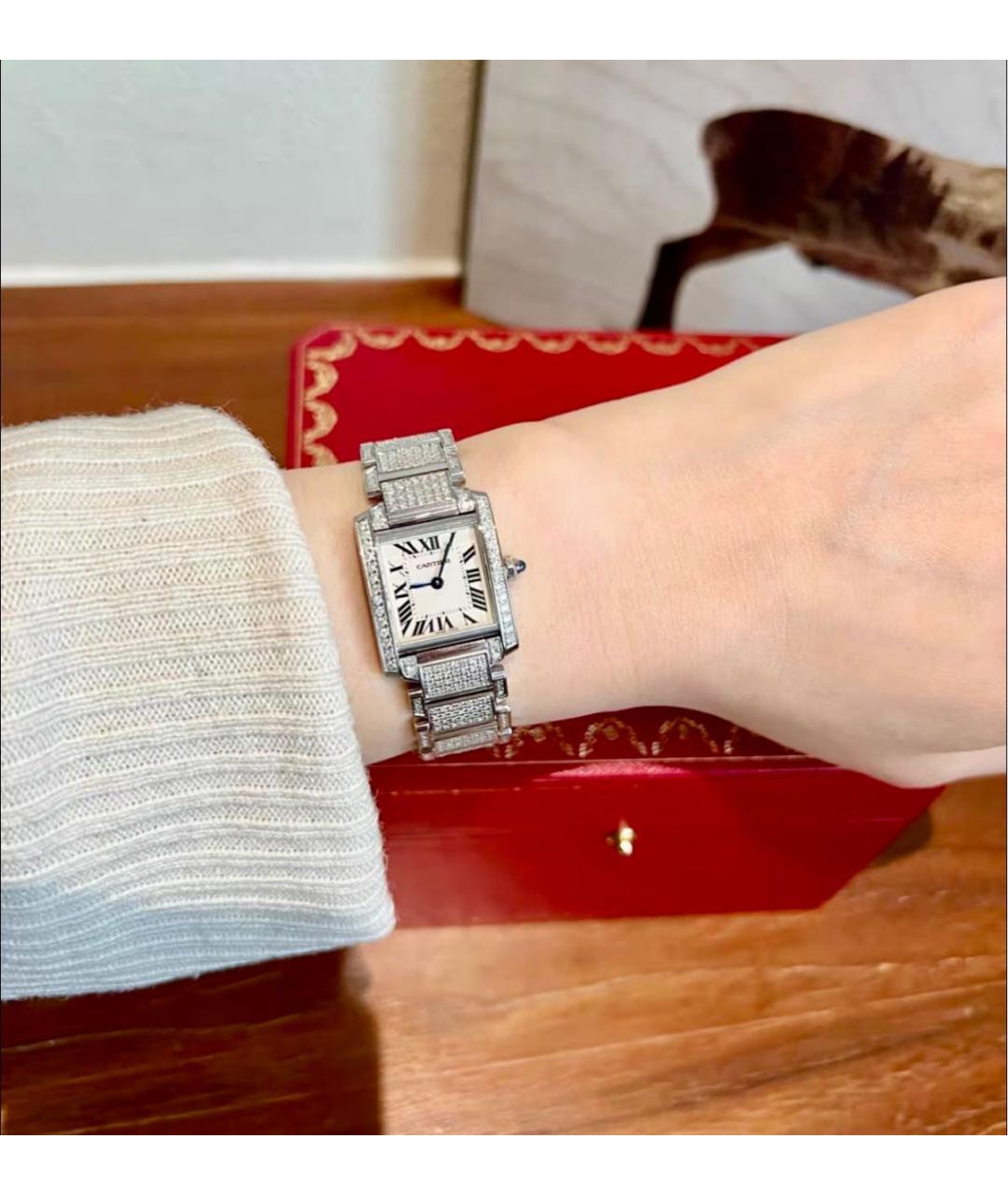 CARTIER Серебряные часы, фото 4