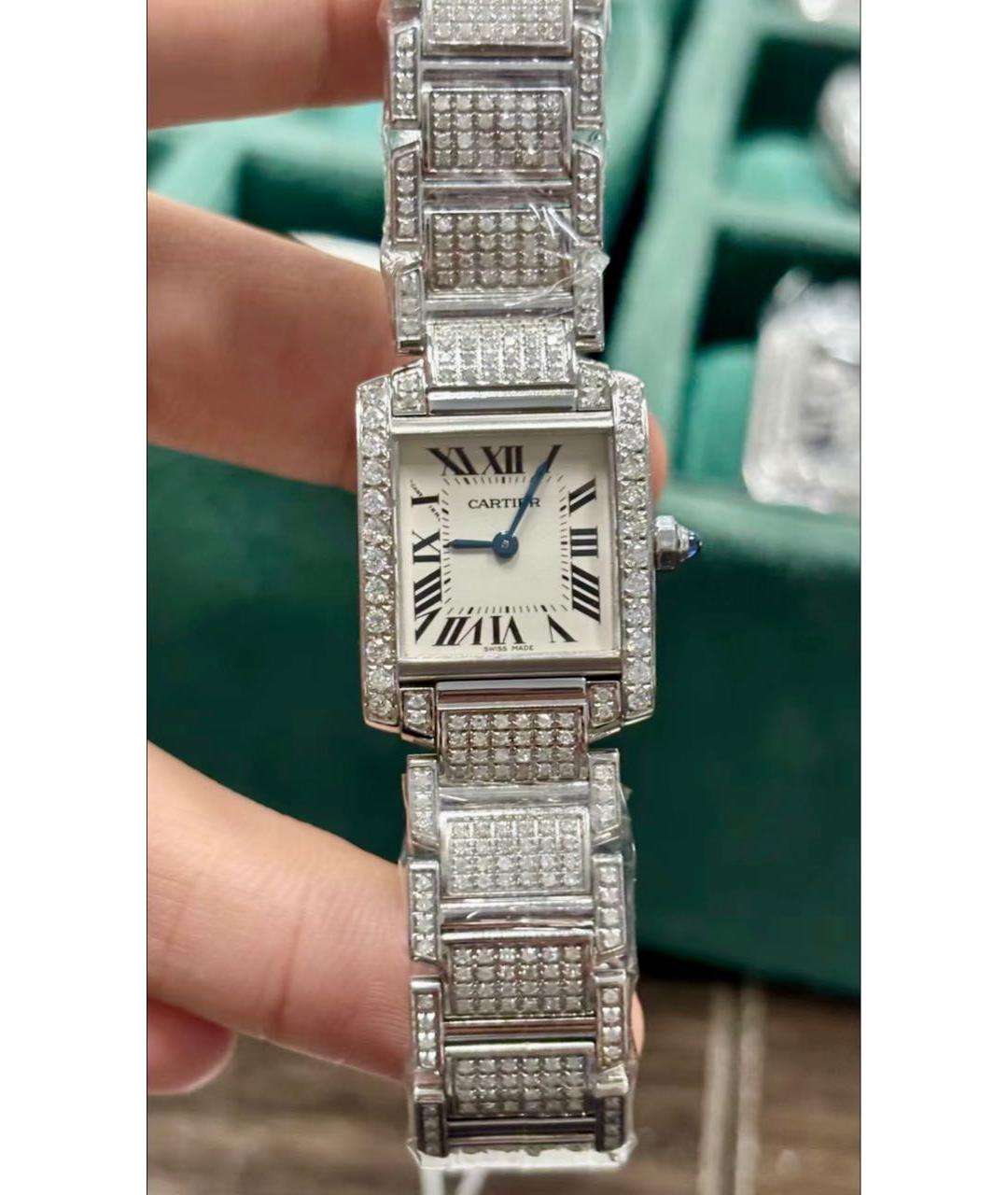 CARTIER Серебряные часы, фото 6