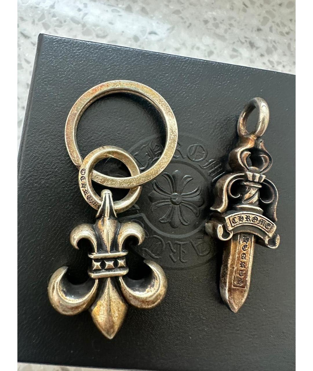CHROME HEARTS Серебряная серебряная цепочка/подвеска, фото 5