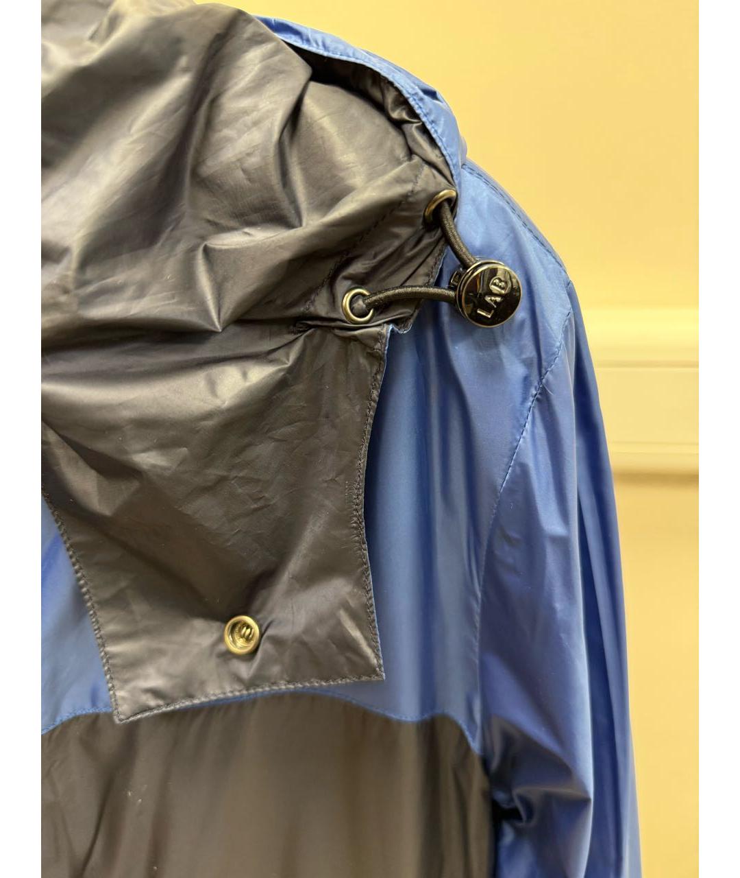 PAL ZILERI Темно-синий полиэстеровый тренч / плащ, фото 3