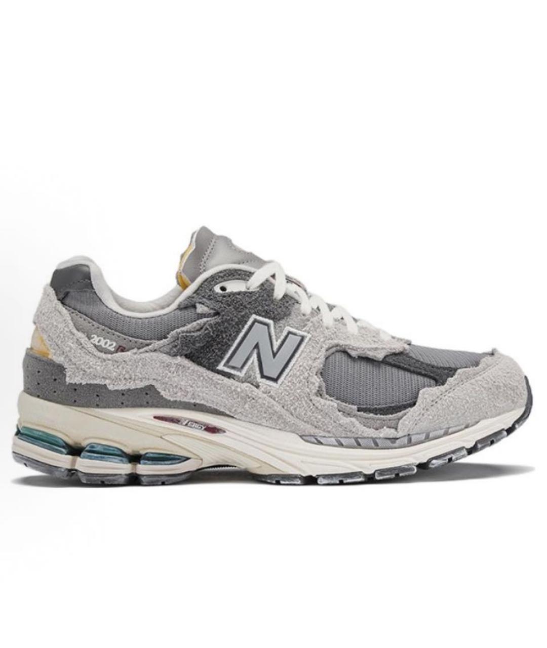 NEW BALANCE Серые замшевые кроссовки, фото 4