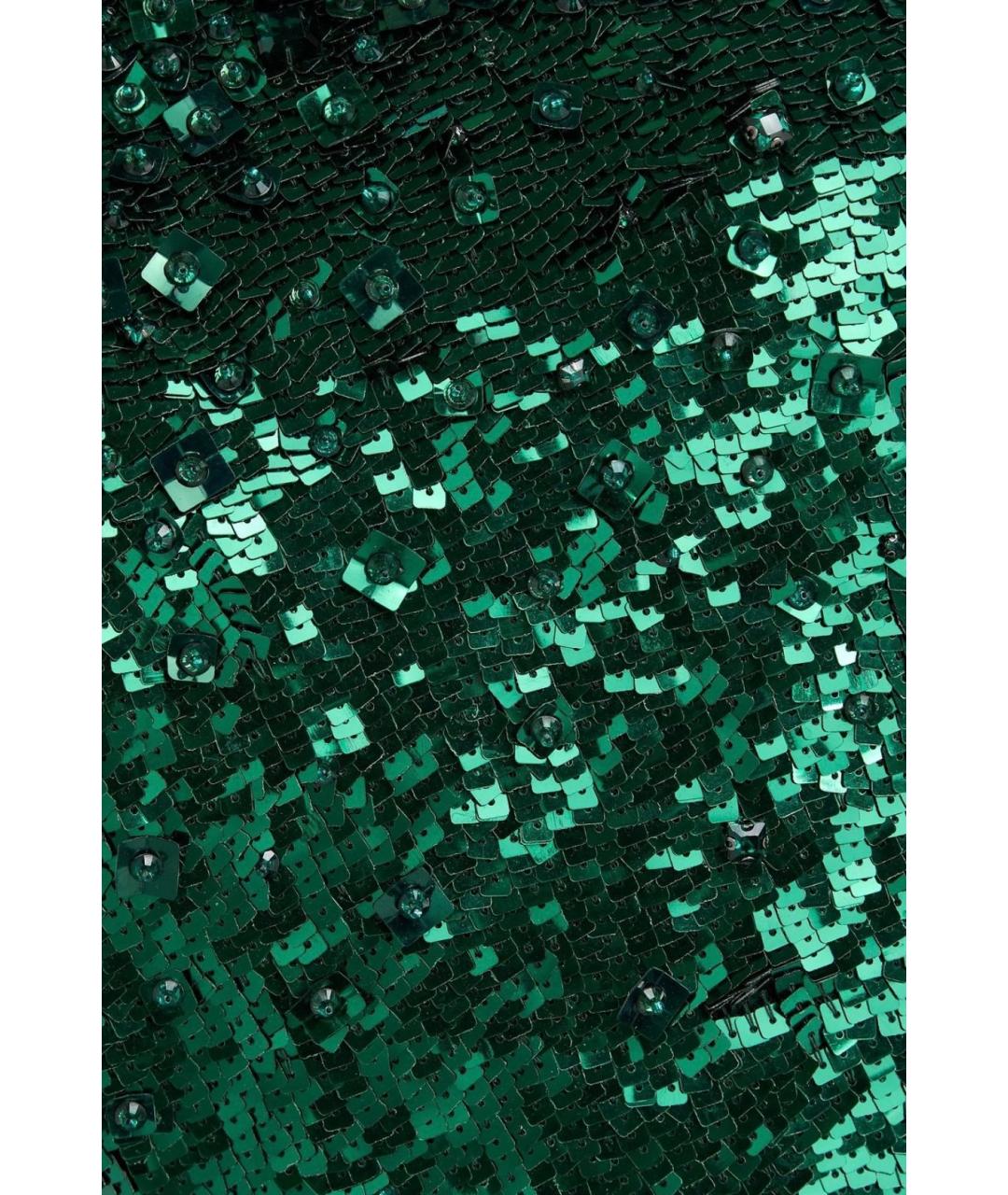 JENNY PACKHAM Зеленые полиэстеровое коктейльное платье, фото 4