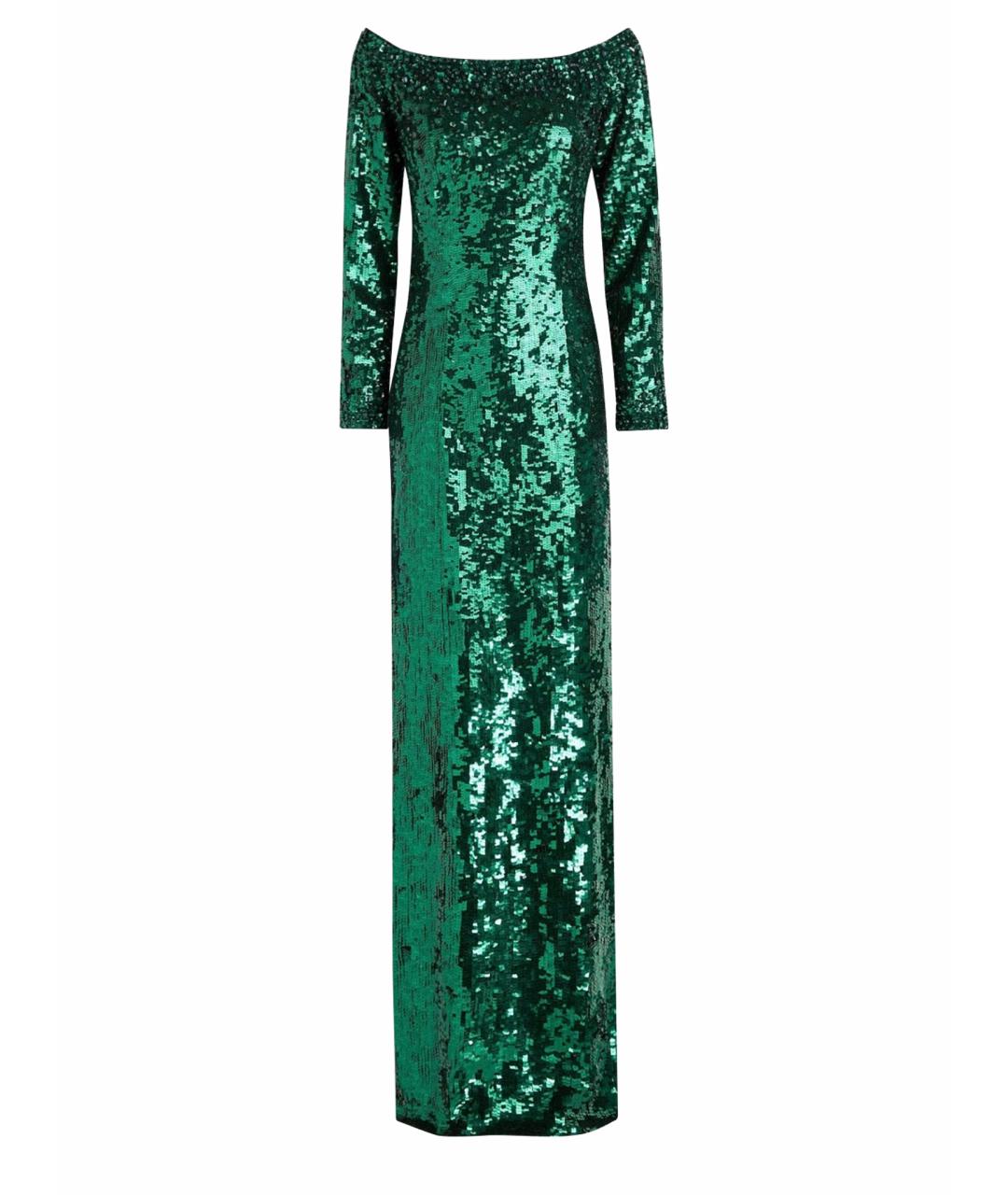 JENNY PACKHAM Зеленые полиэстеровое коктейльное платье, фото 1