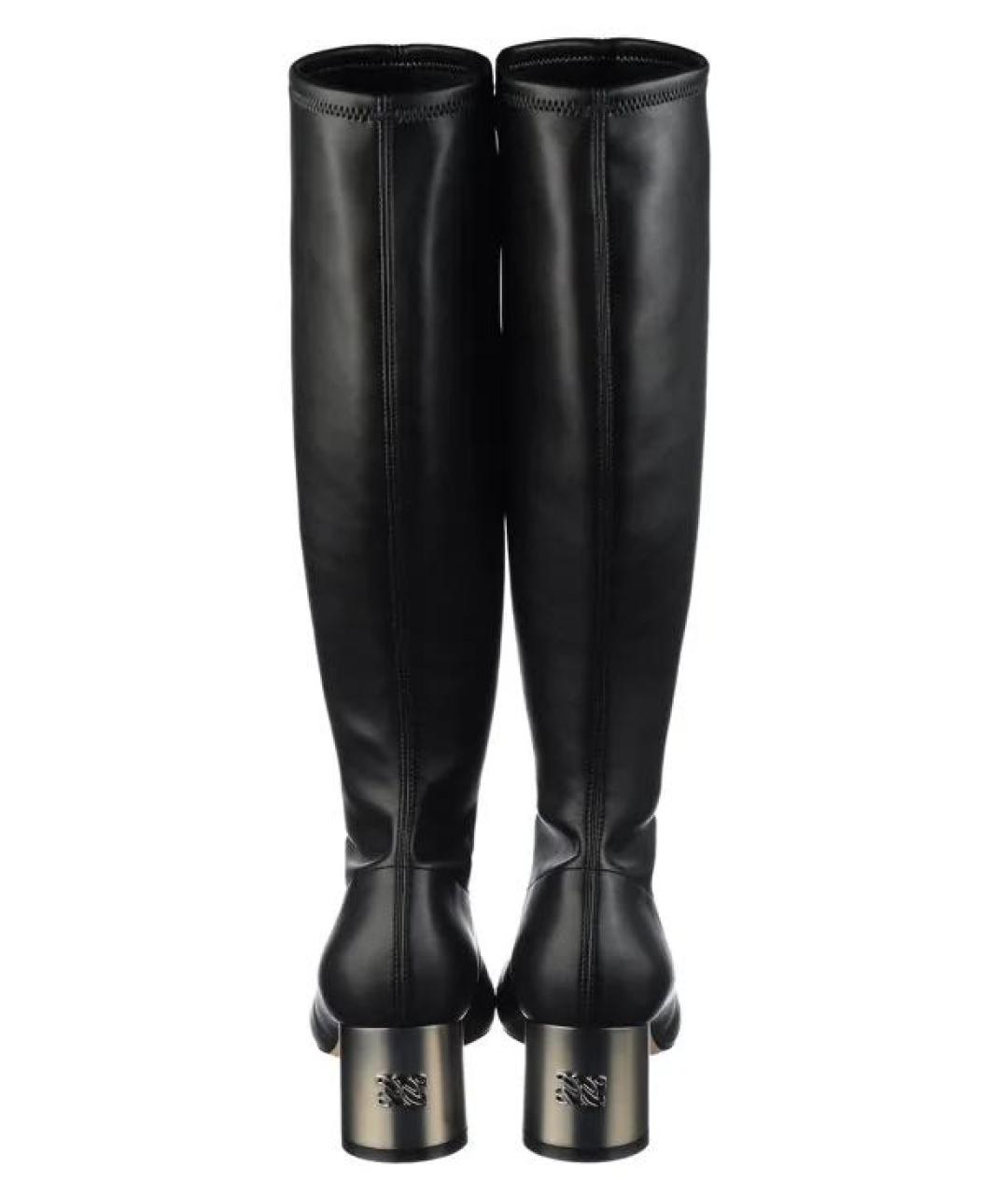 CASADEI Черные кожаные сапоги, фото 3