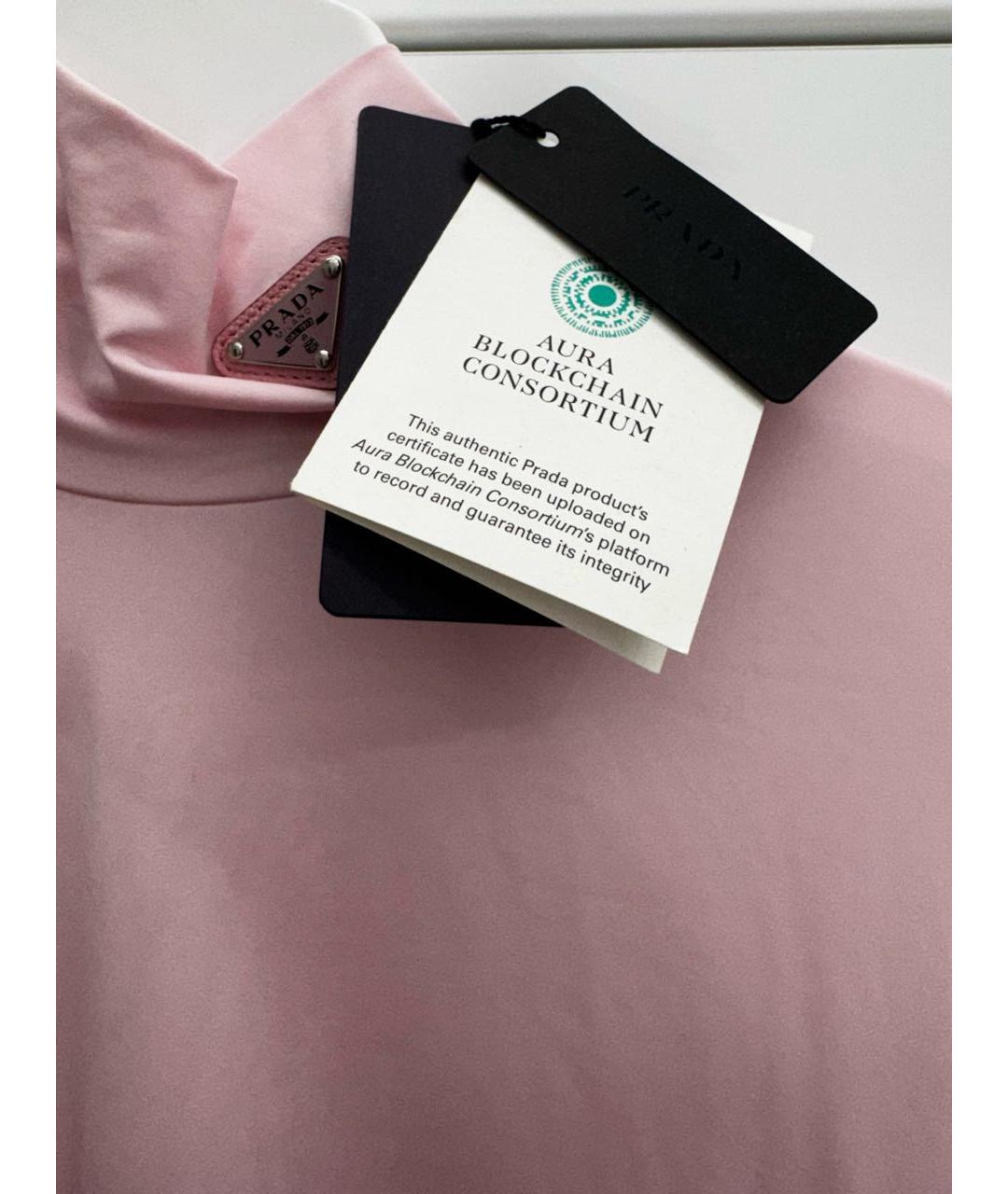 PRADA Розовая водолазка, фото 3