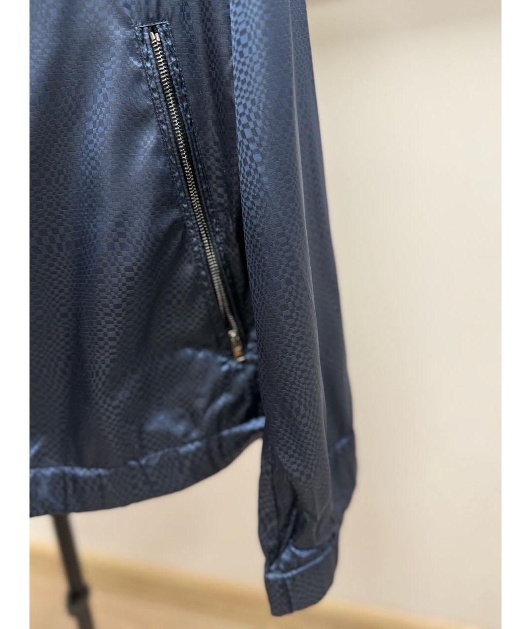 PAL ZILERI Темно-синяя полиамидовая куртка, фото 5