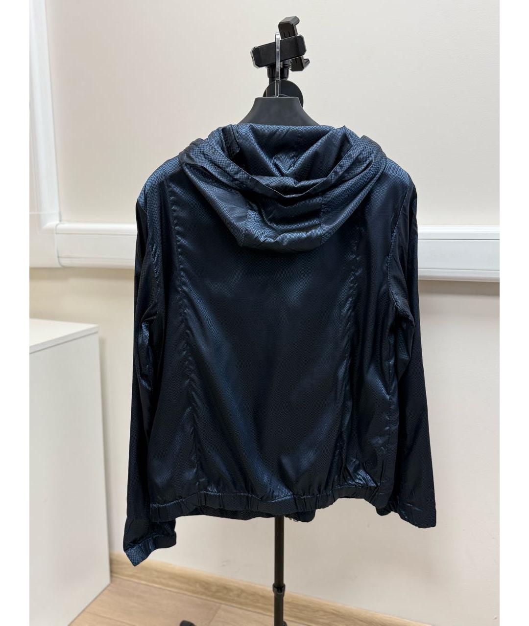 PAL ZILERI Темно-синяя полиамидовая куртка, фото 2