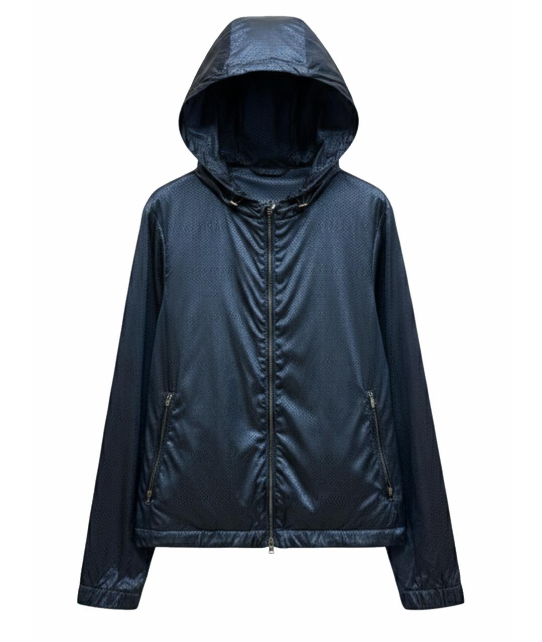 PAL ZILERI Темно-синяя полиамидовая куртка, фото 1